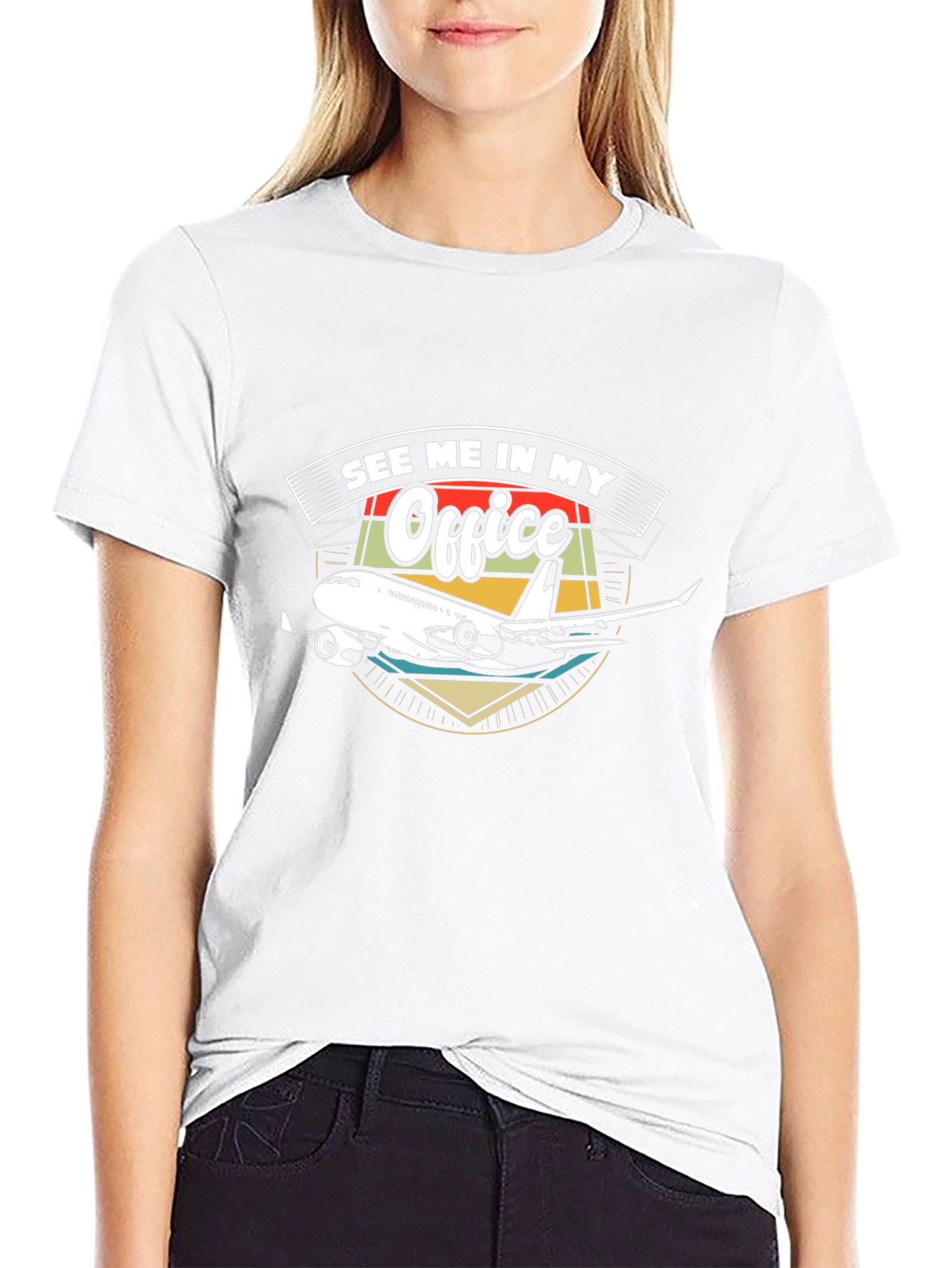 See Me In My Office Airplane T-Shirt