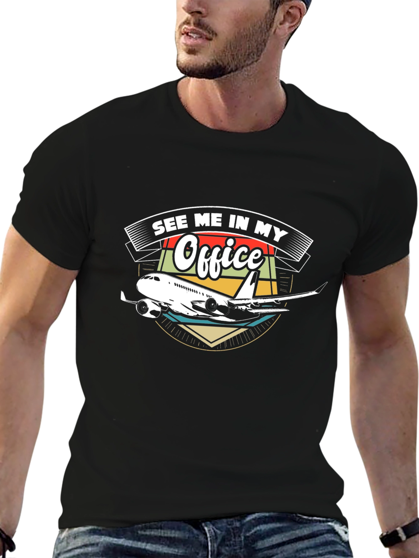 See Me In My Office Airplane T-Shirt