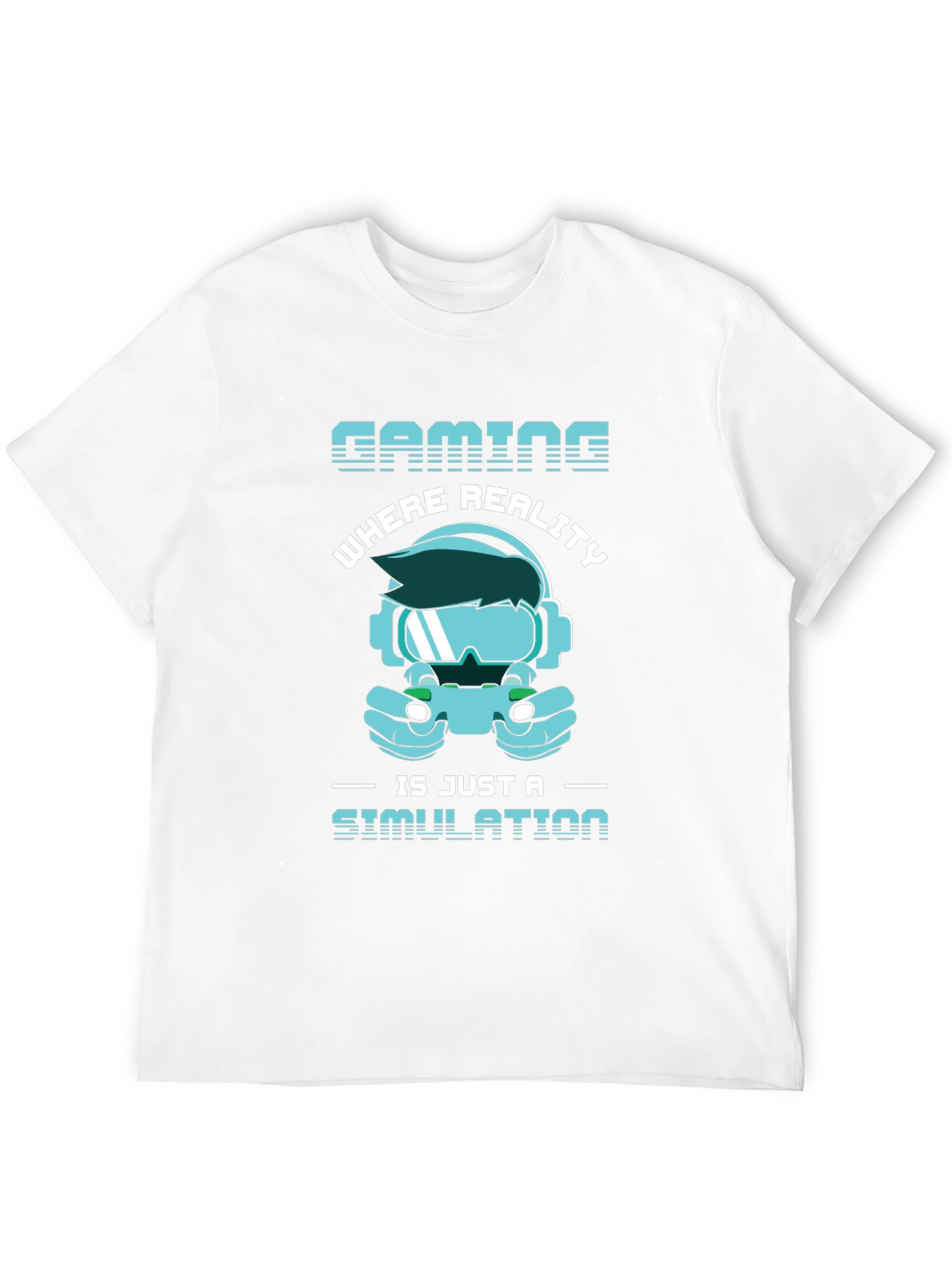 Gaming Simulation T-Shirt - Gamer Reality Tee