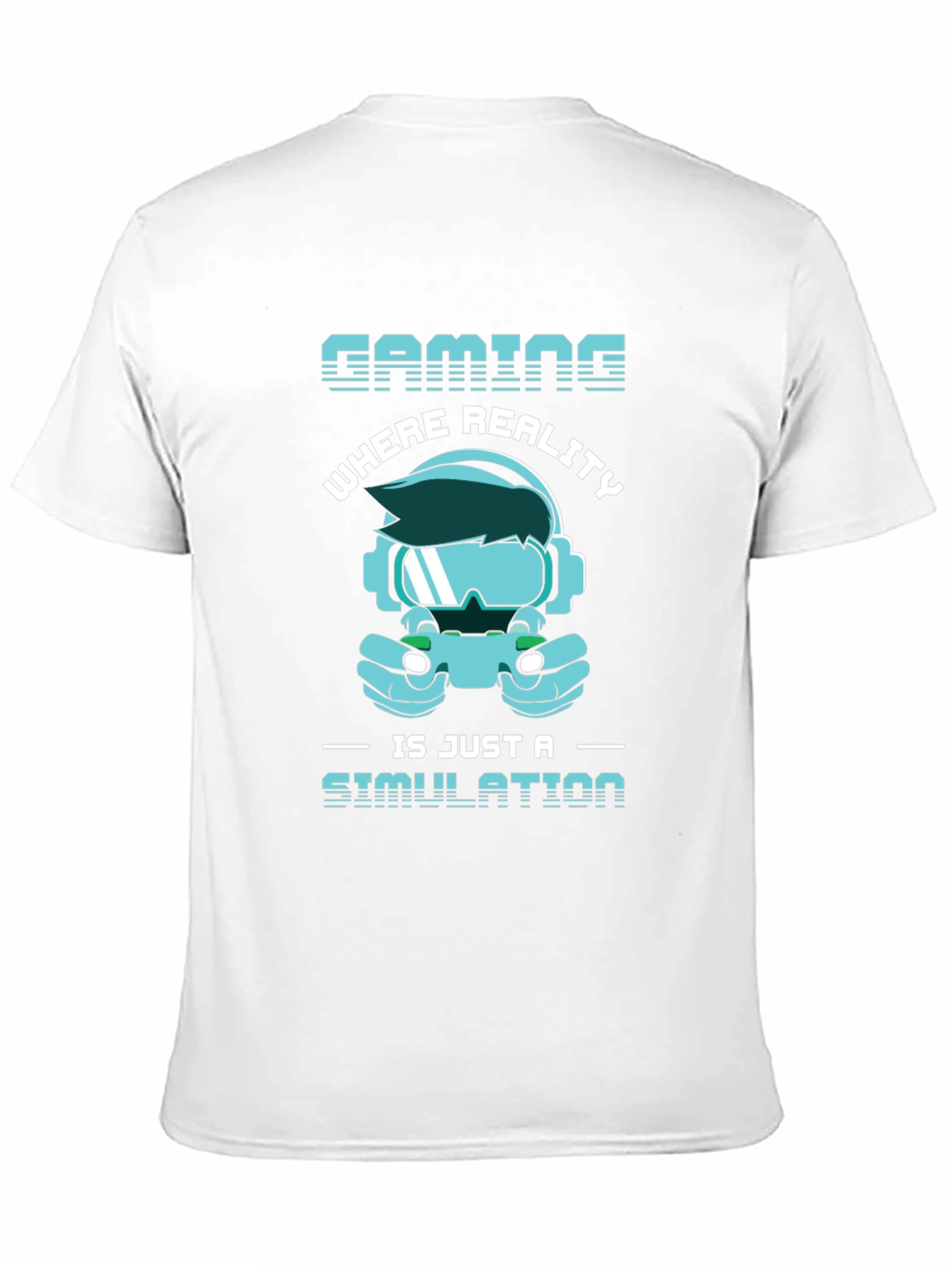 Gaming Simulation T-Shirt - Gamer Reality Tee