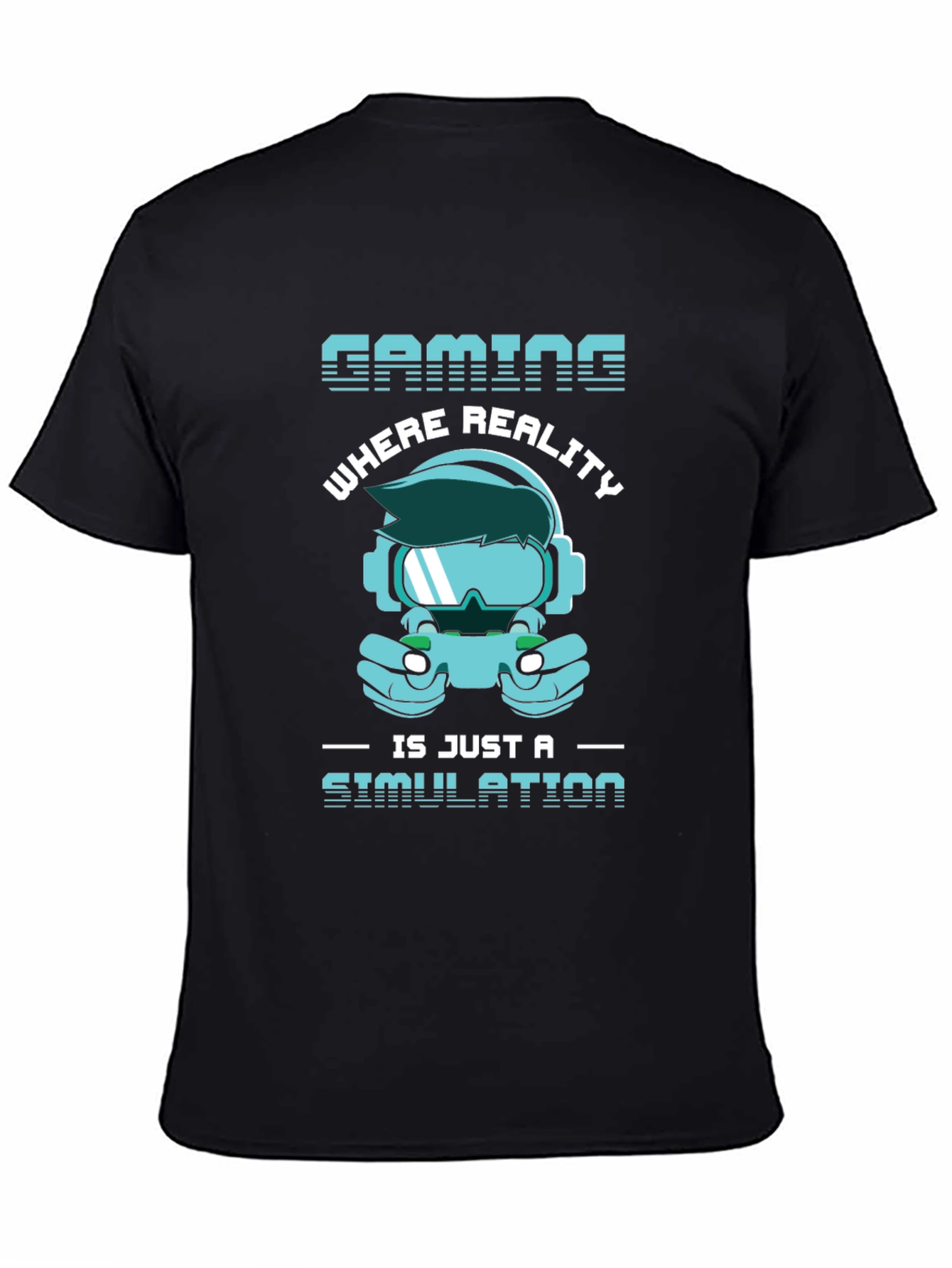 Gaming Simulation T-Shirt - Gamer Reality Tee