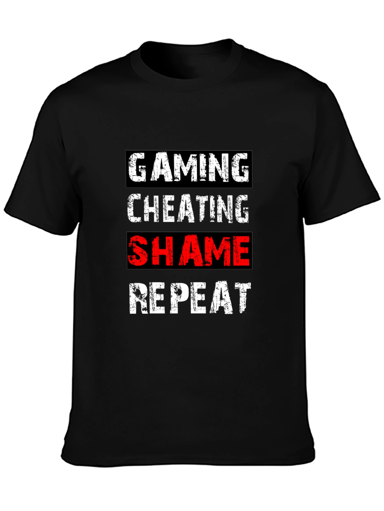 Gaming Cheating Shame Repeat T-Shirt