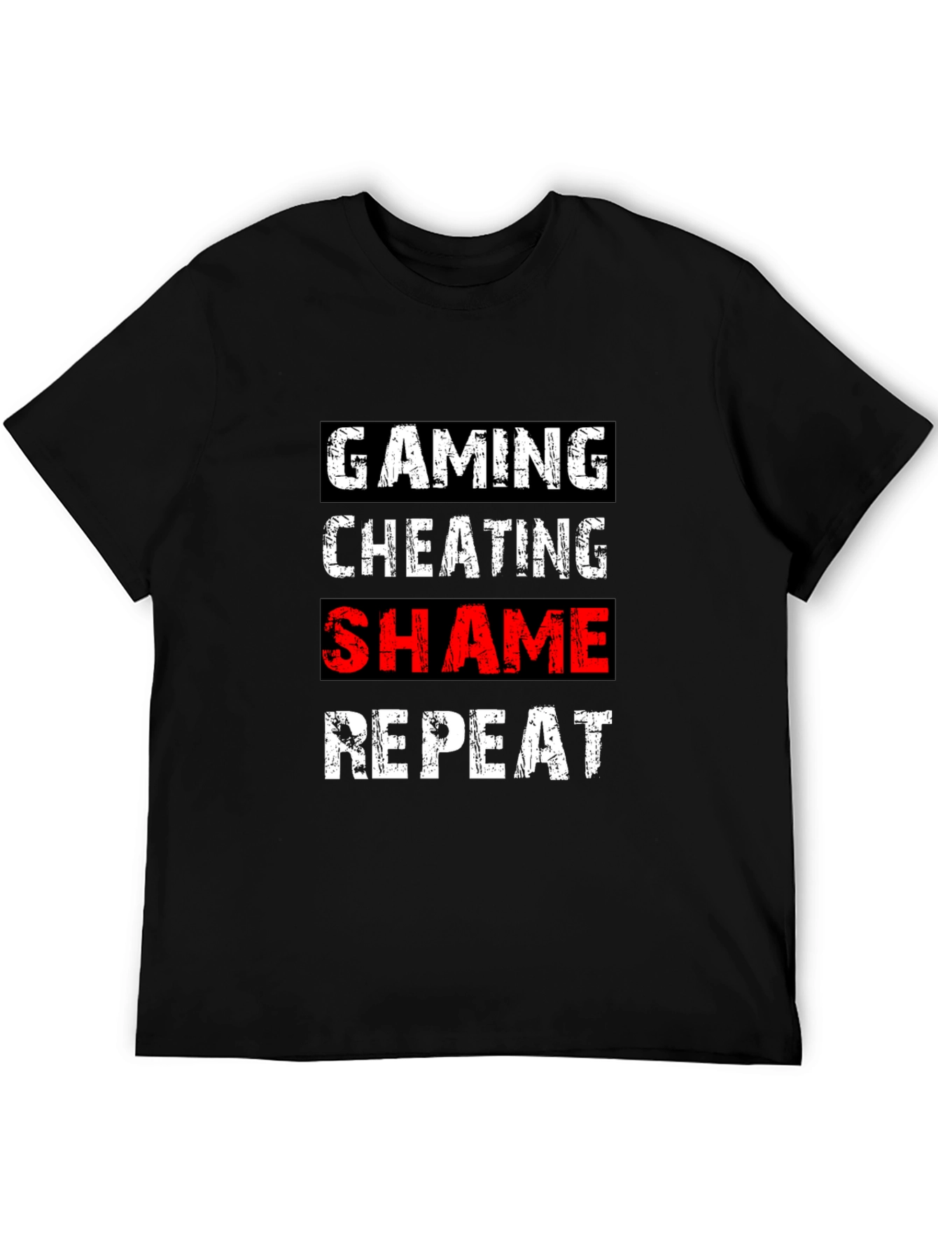 Gaming Cheating Shame Repeat T-Shirt