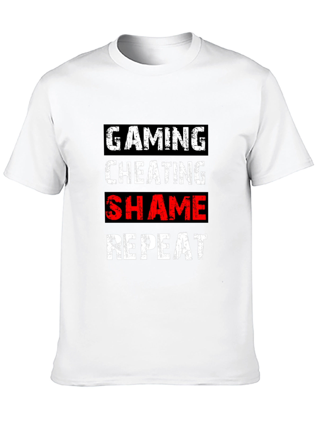 Gaming Cheating Shame Repeat T-Shirt