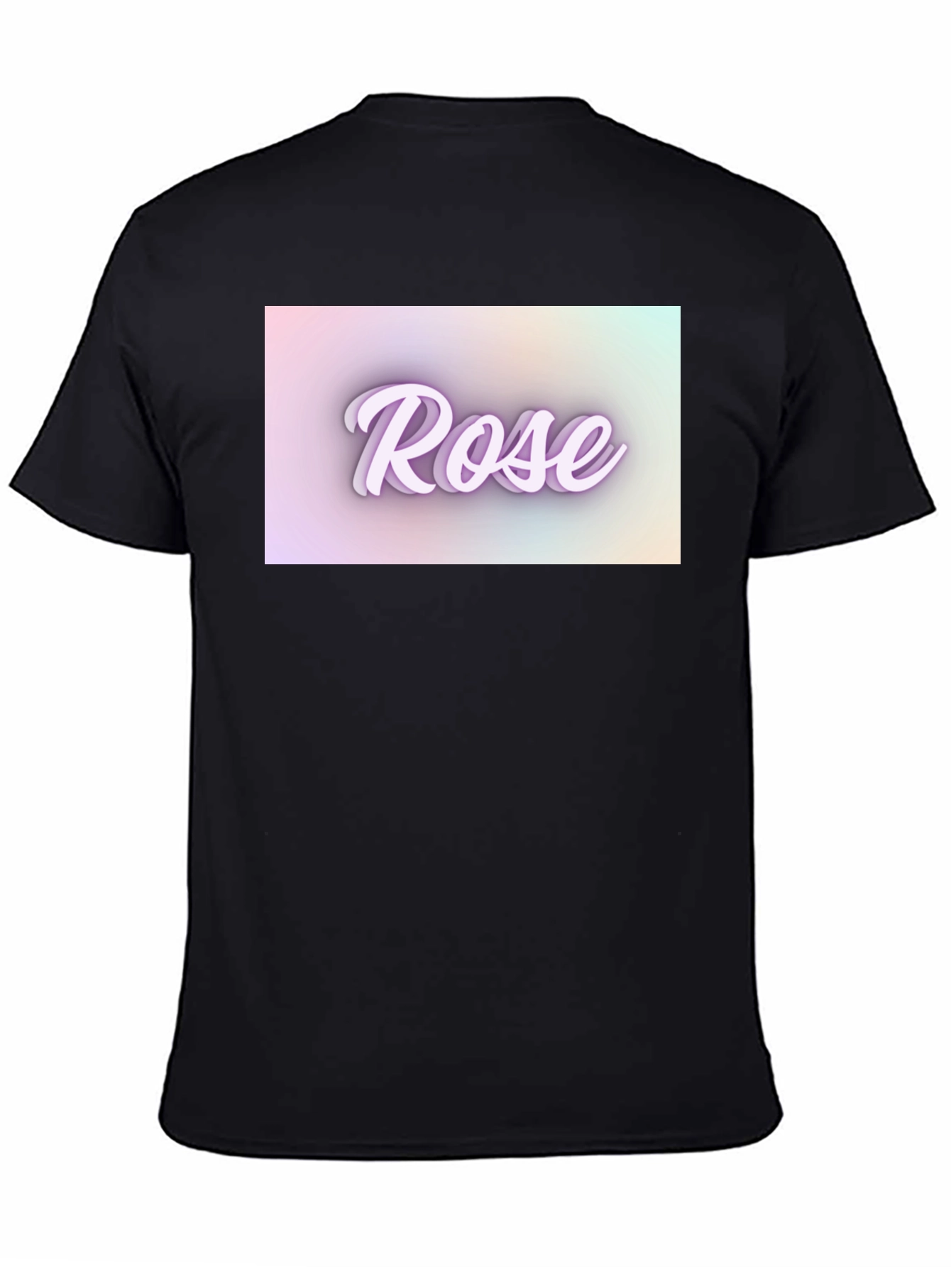 Rose Text T-Shirt - Stylish Design