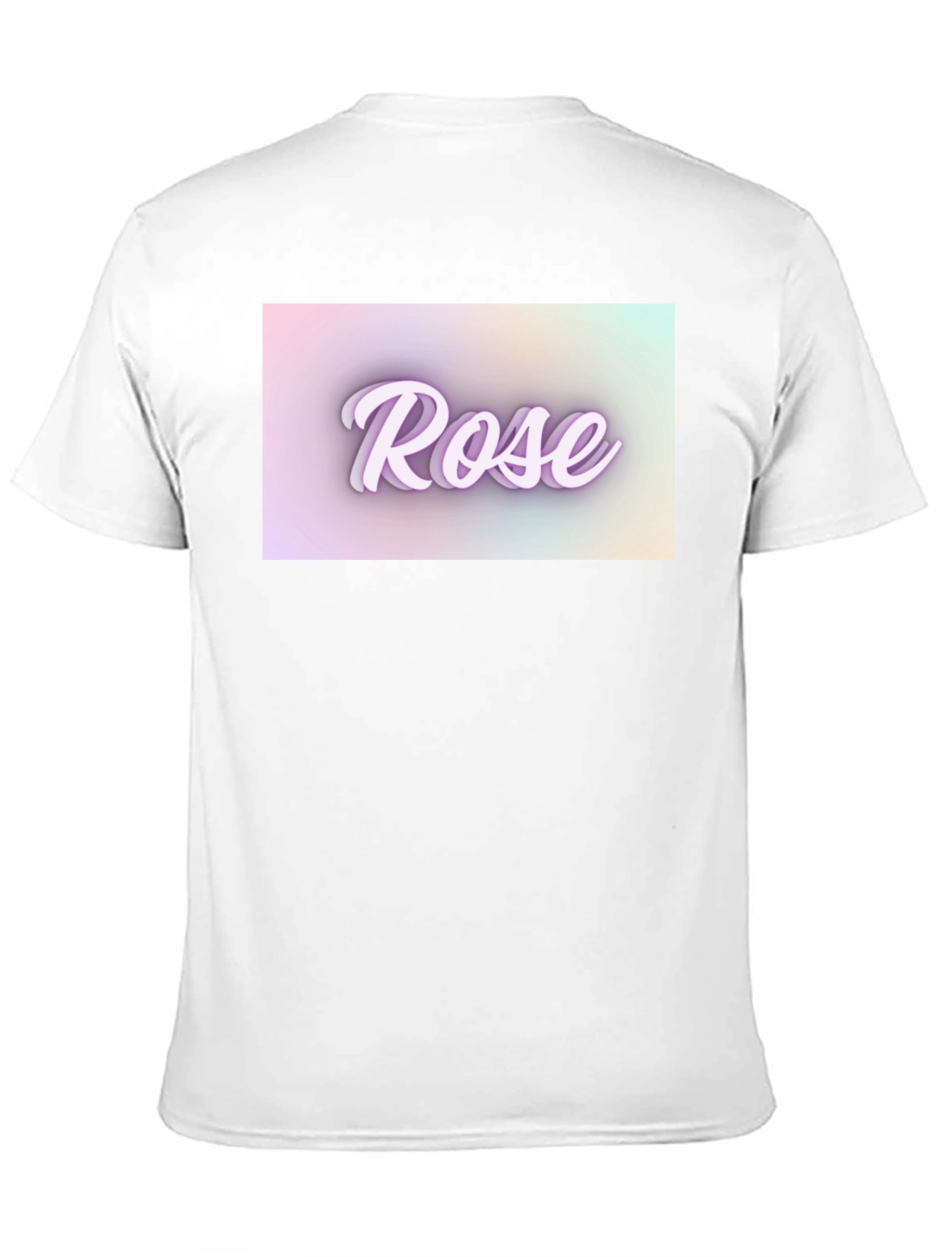 Rose Text T-Shirt - Stylish Design