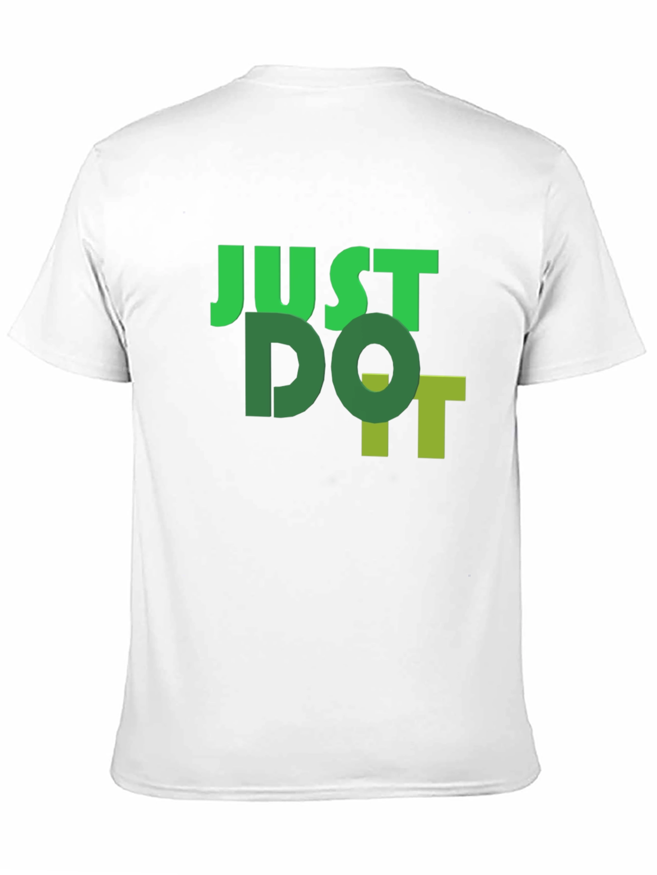 Just Do It Black Graphic Tee