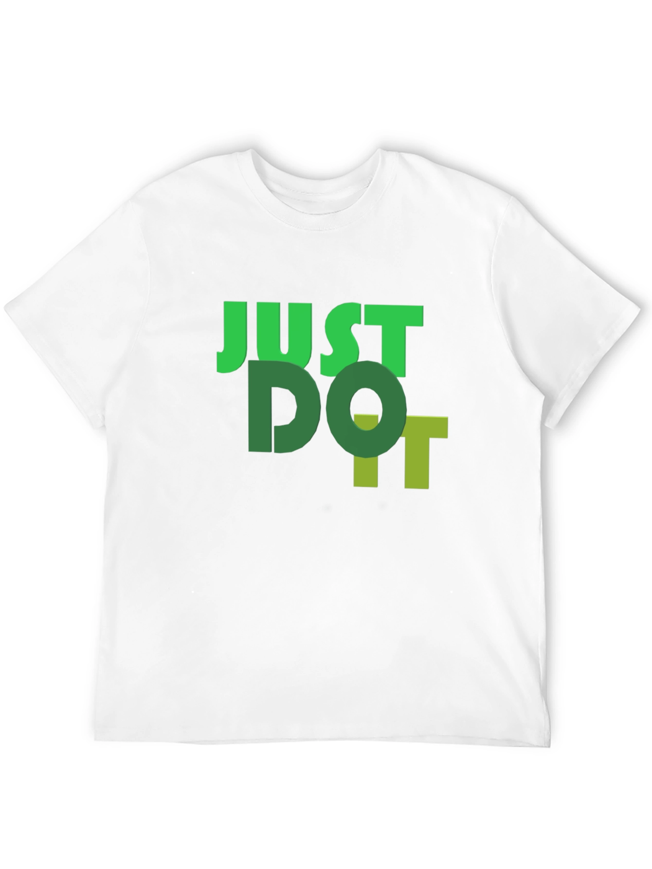 Just Do It Black Graphic Tee