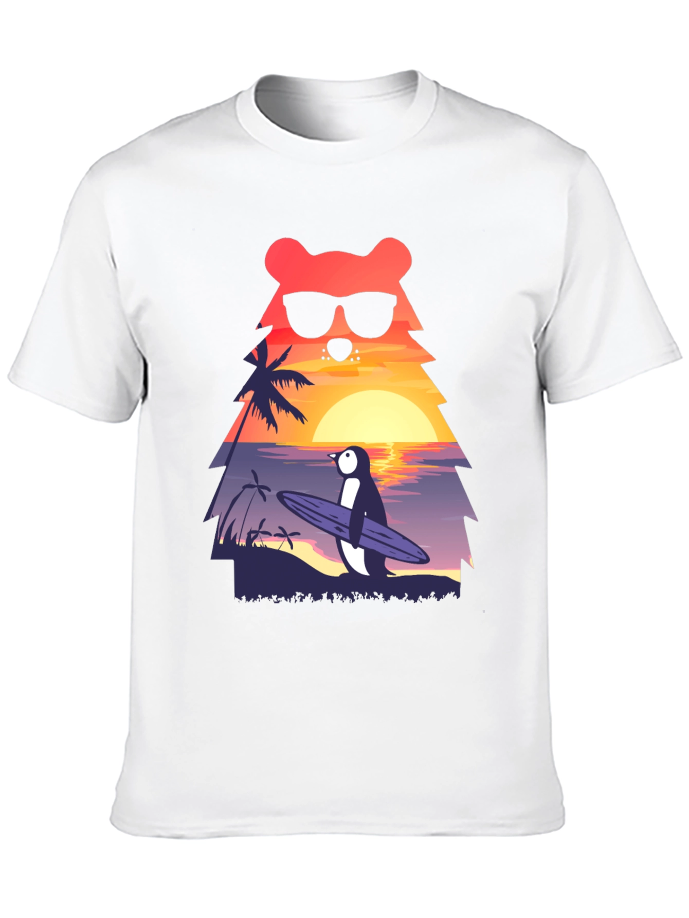 Bear & Penguin Surf T-Shirt - Vacation Vibes
