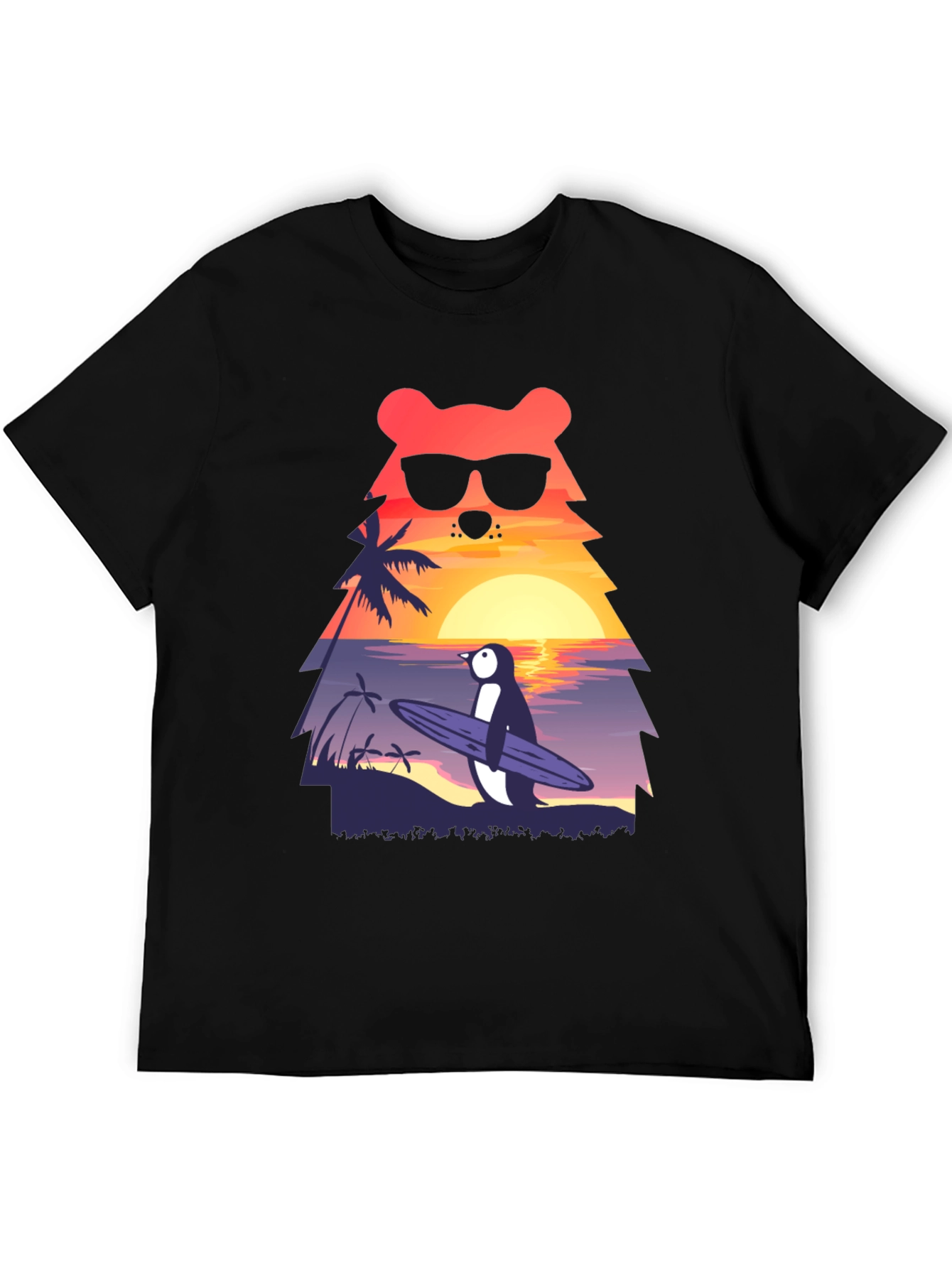 Bear & Penguin Surf T-Shirt - Vacation Vibes
