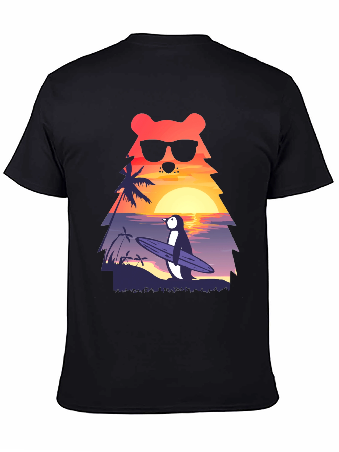 Bear & Penguin Surf T-Shirt - Vacation Vibes