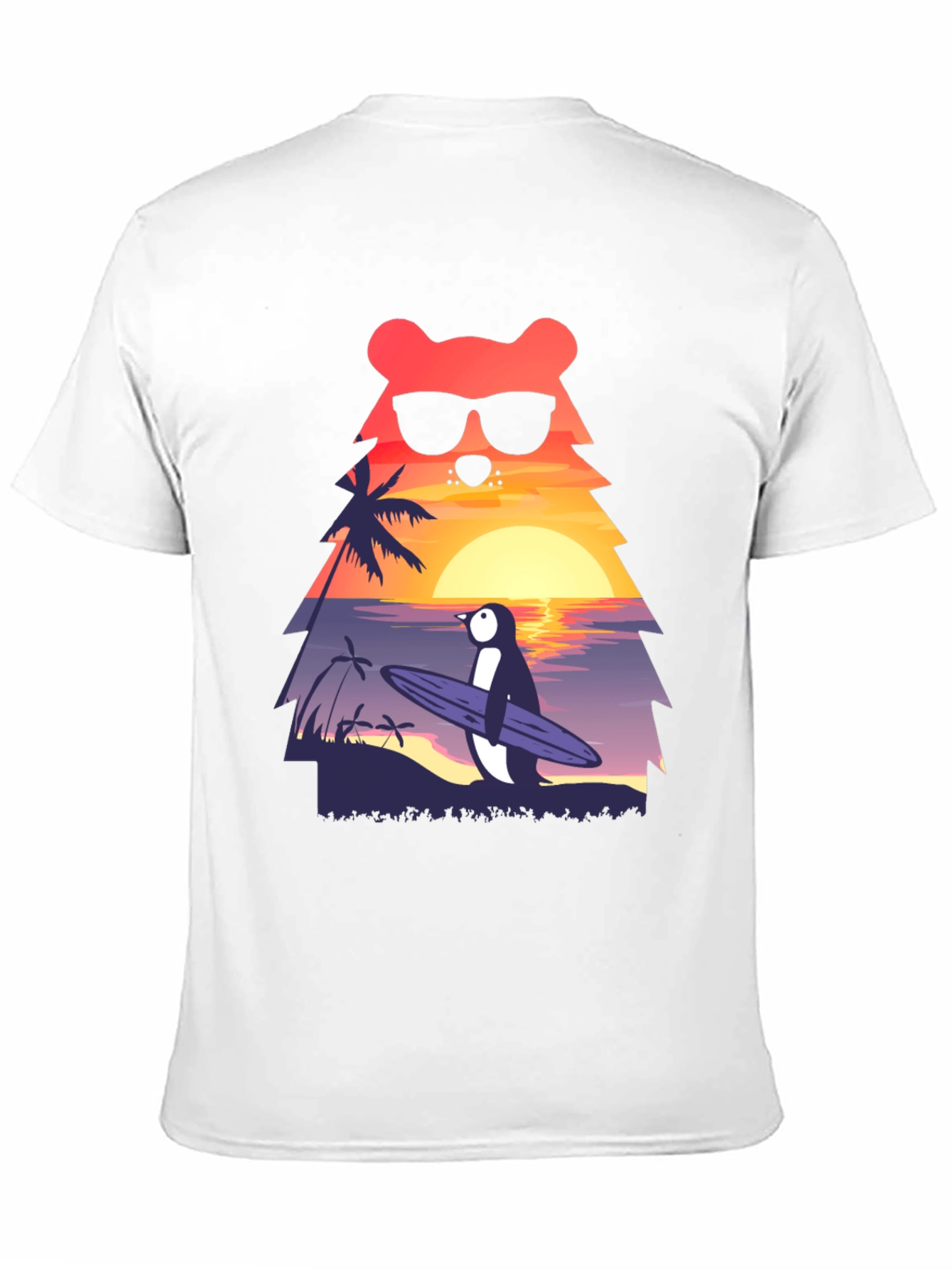 Bear & Penguin Surf T-Shirt - Vacation Vibes