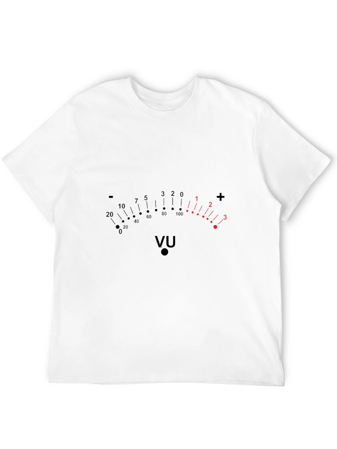 VU Meter Graphic T-Shirt - Black