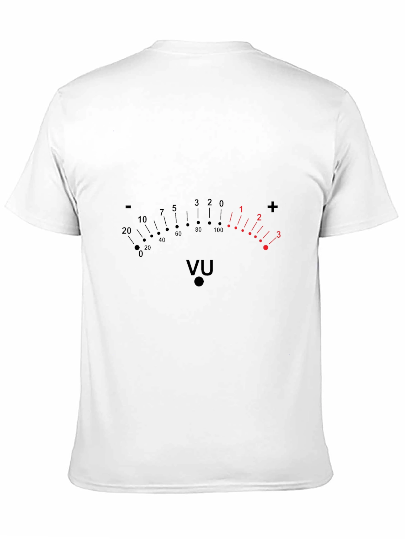 VU Meter Graphic T-Shirt - Black