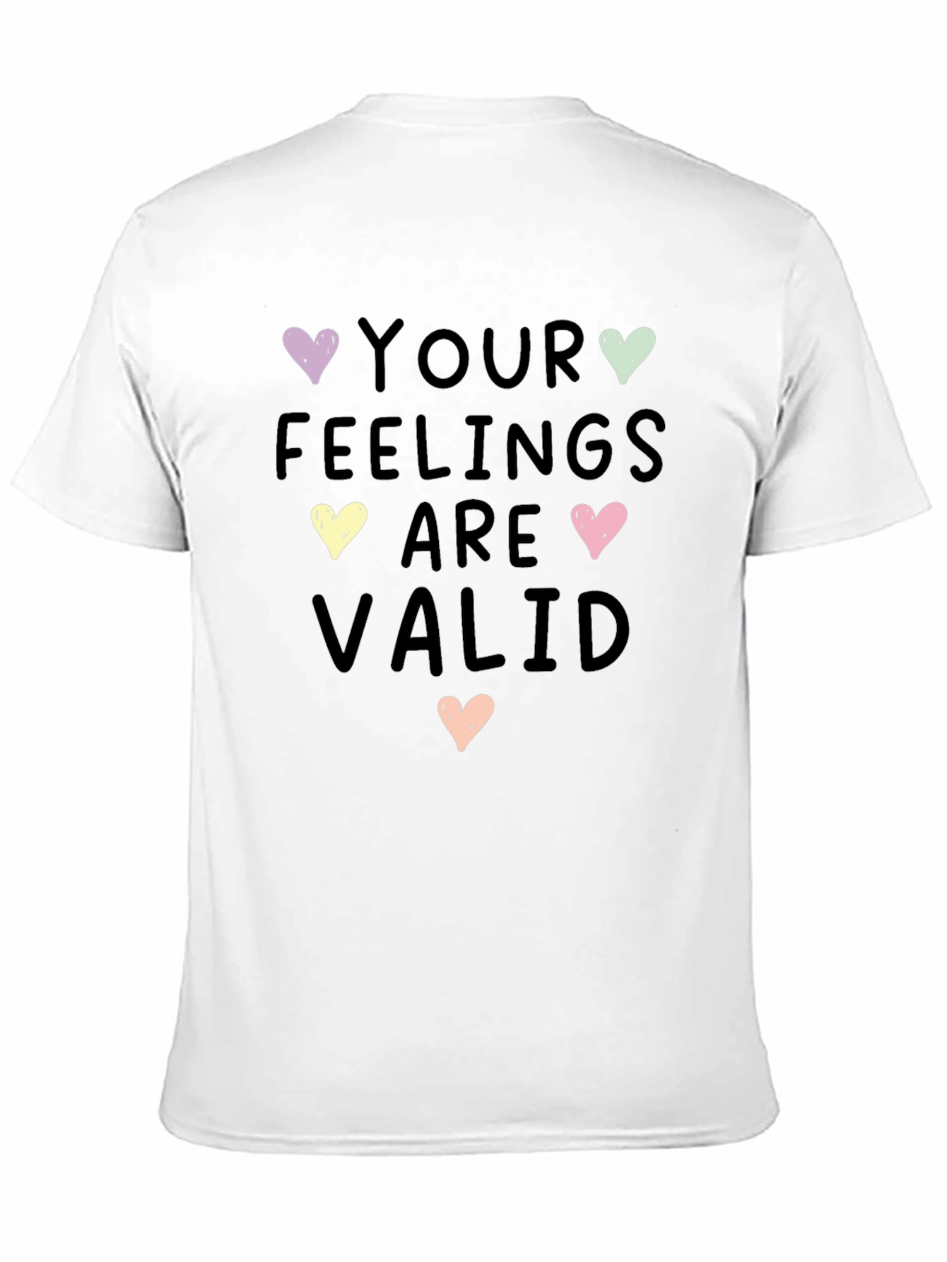 Feelings Are Valid Heart Graphic Tee - Unisex