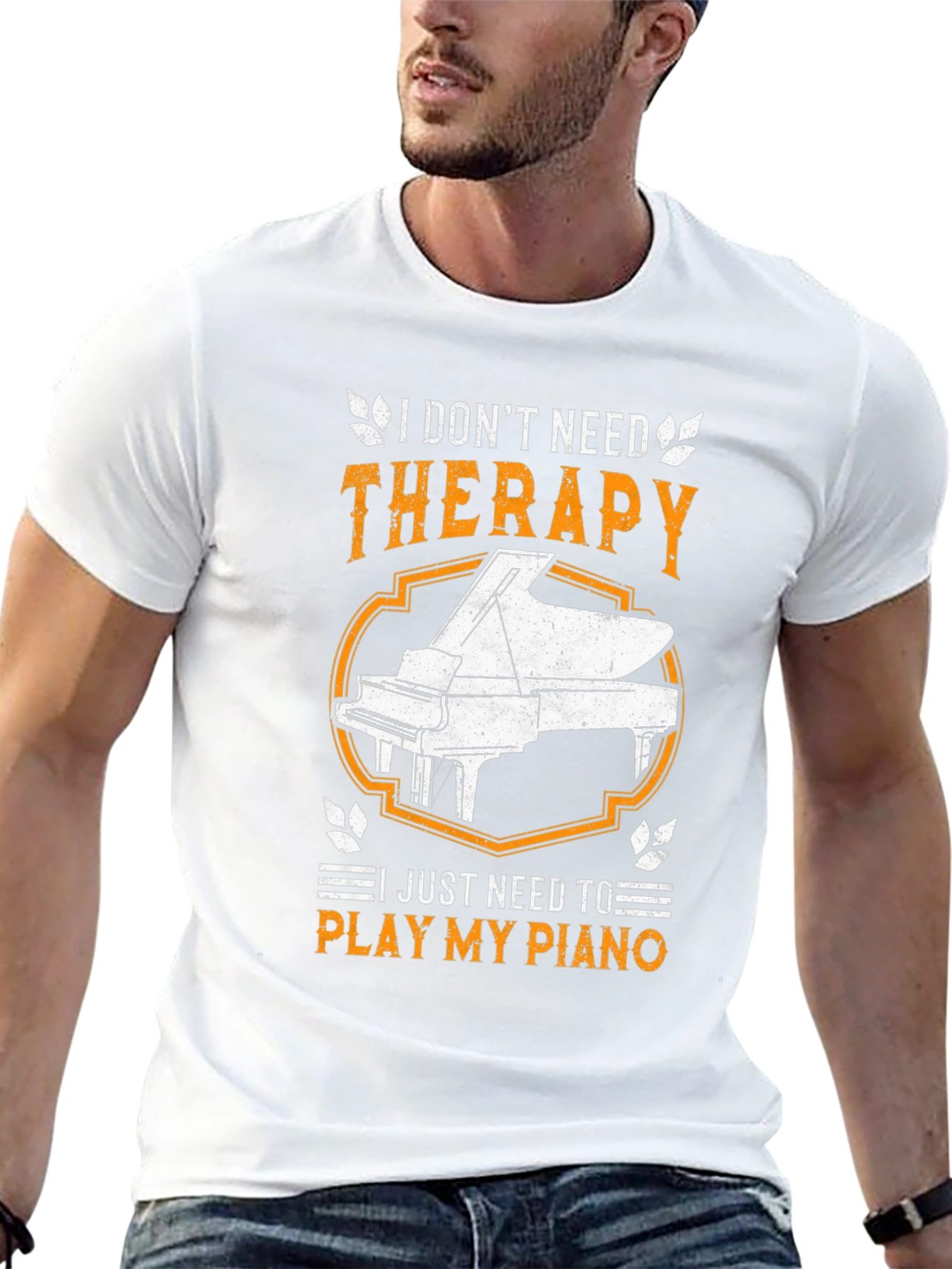 I Dont Need Therapy Piano T-Shirt
