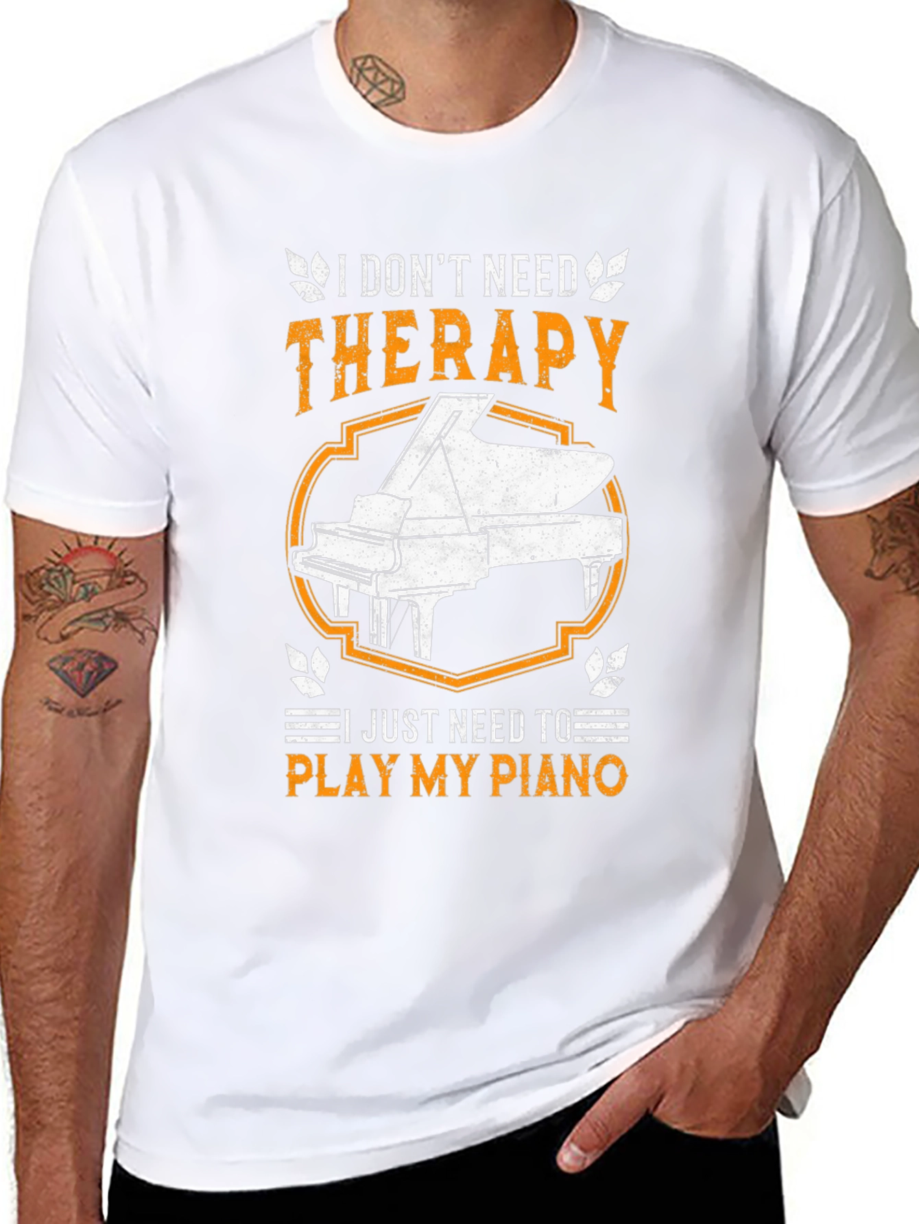 I Dont Need Therapy Piano T-Shirt
