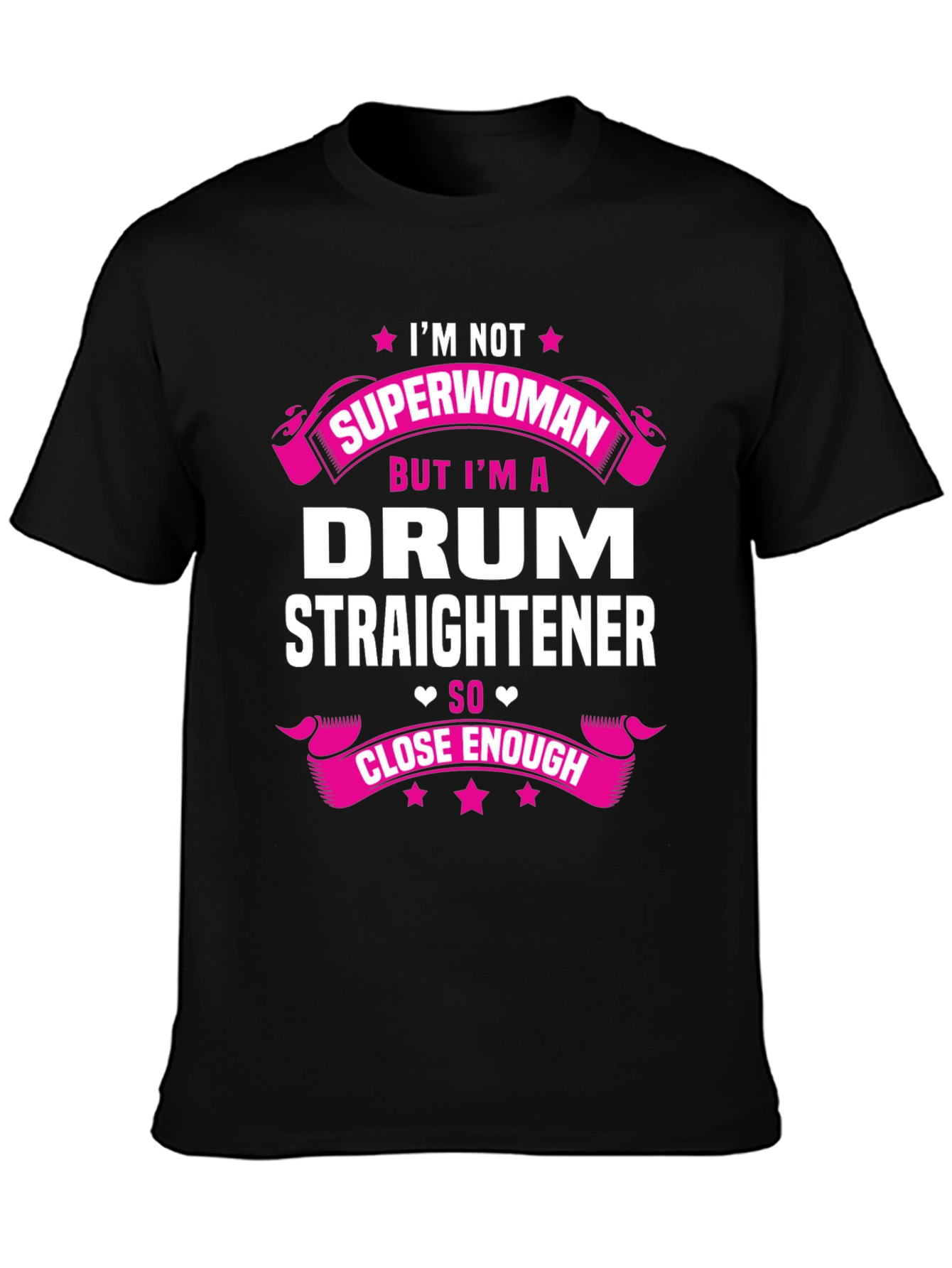 Drum Straightener Novelty Graphic Tee