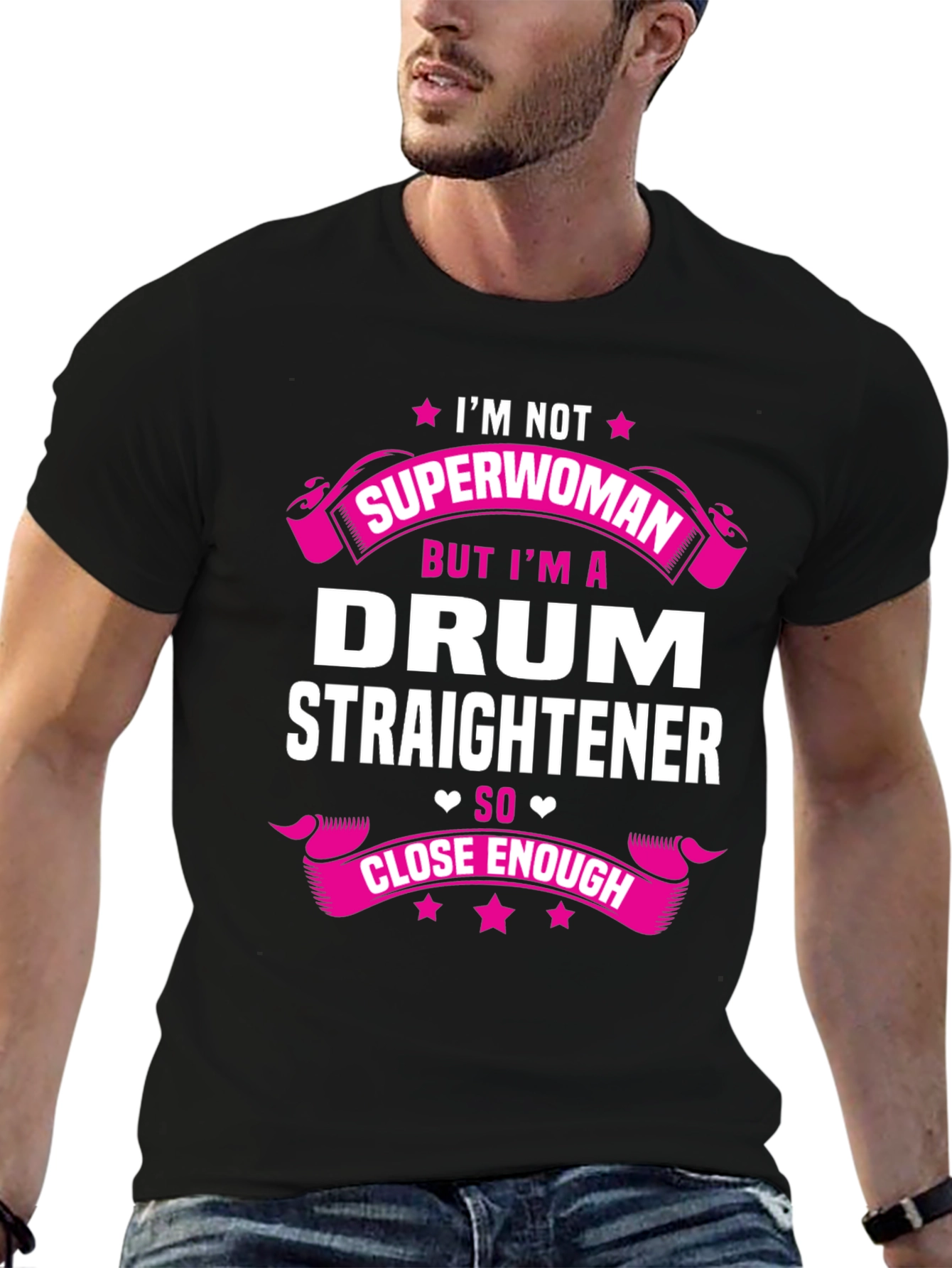 Drum Straightener Novelty Graphic Tee