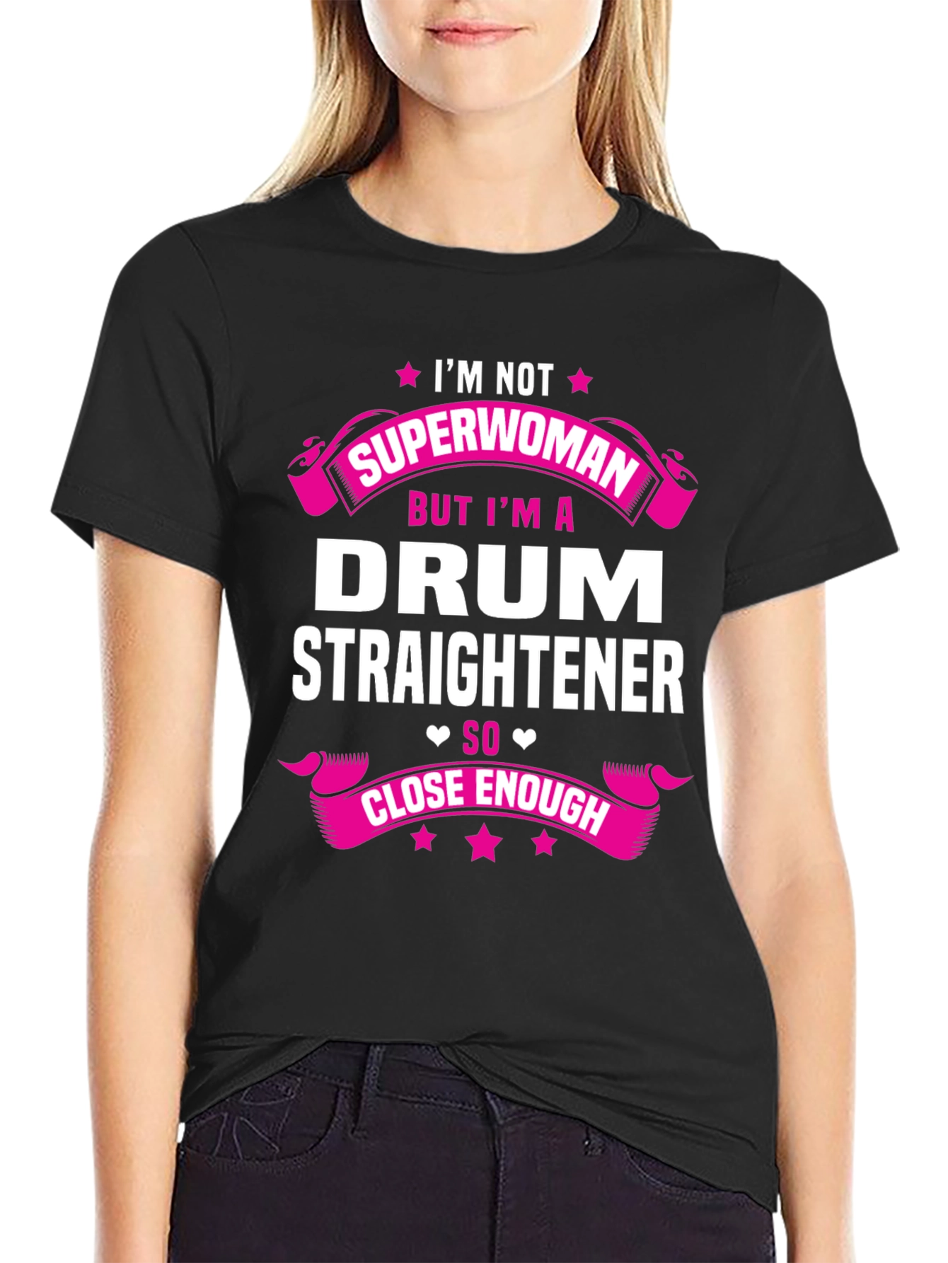 Drum Straightener Novelty Graphic Tee