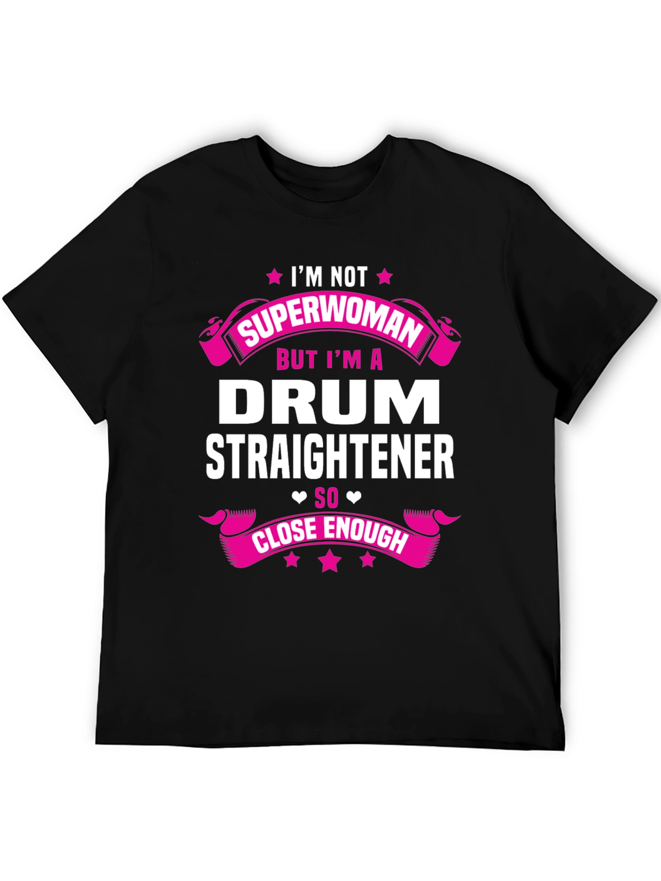 Drum Straightener Novelty Graphic Tee