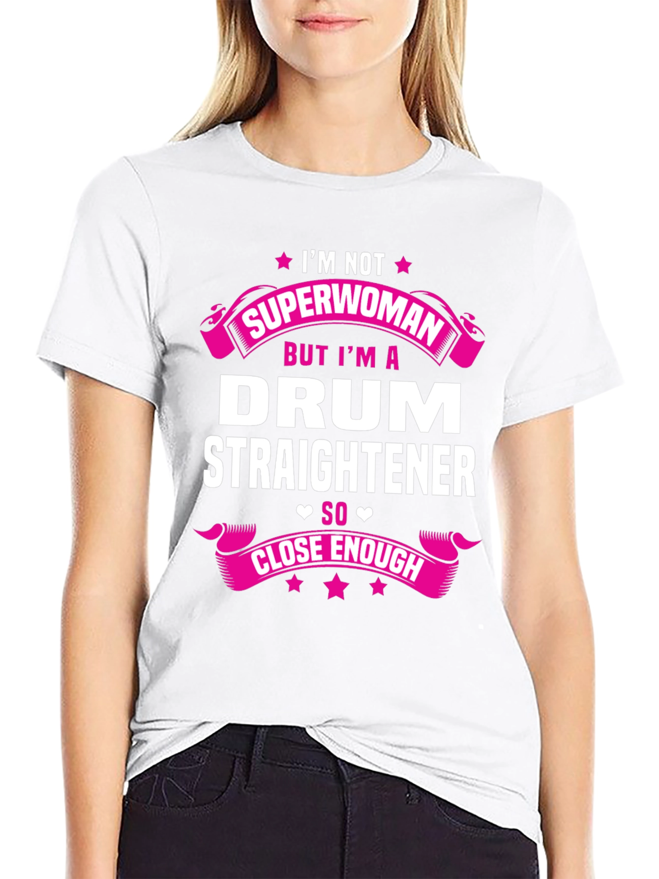Drum Straightener Novelty Graphic Tee
