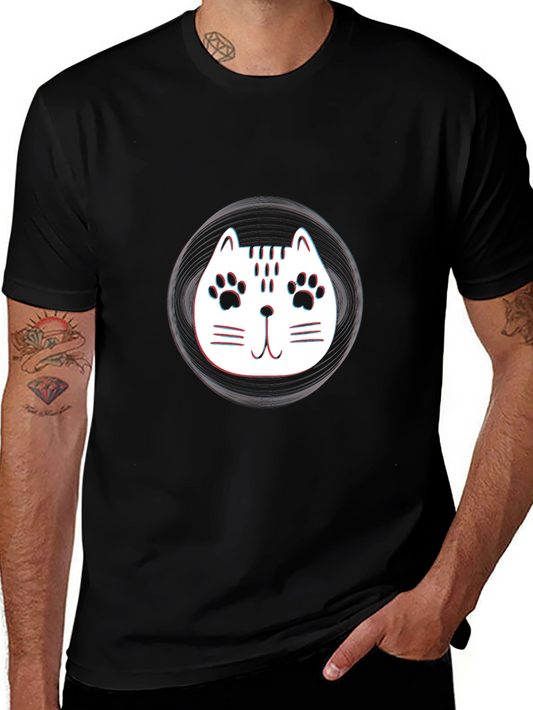 Cool Cat Graphic T-Shirt - Stylish Comfort
