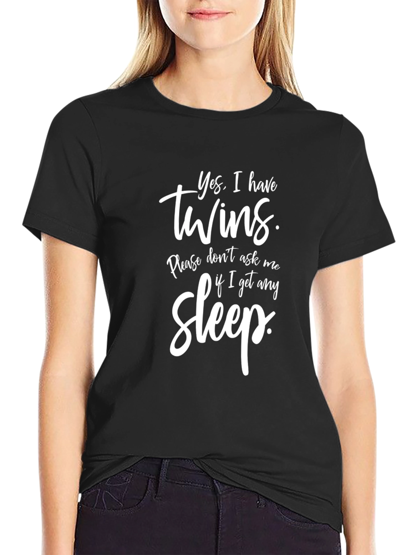 Funny Twins Dad T-Shirt - Yes I Have Twins