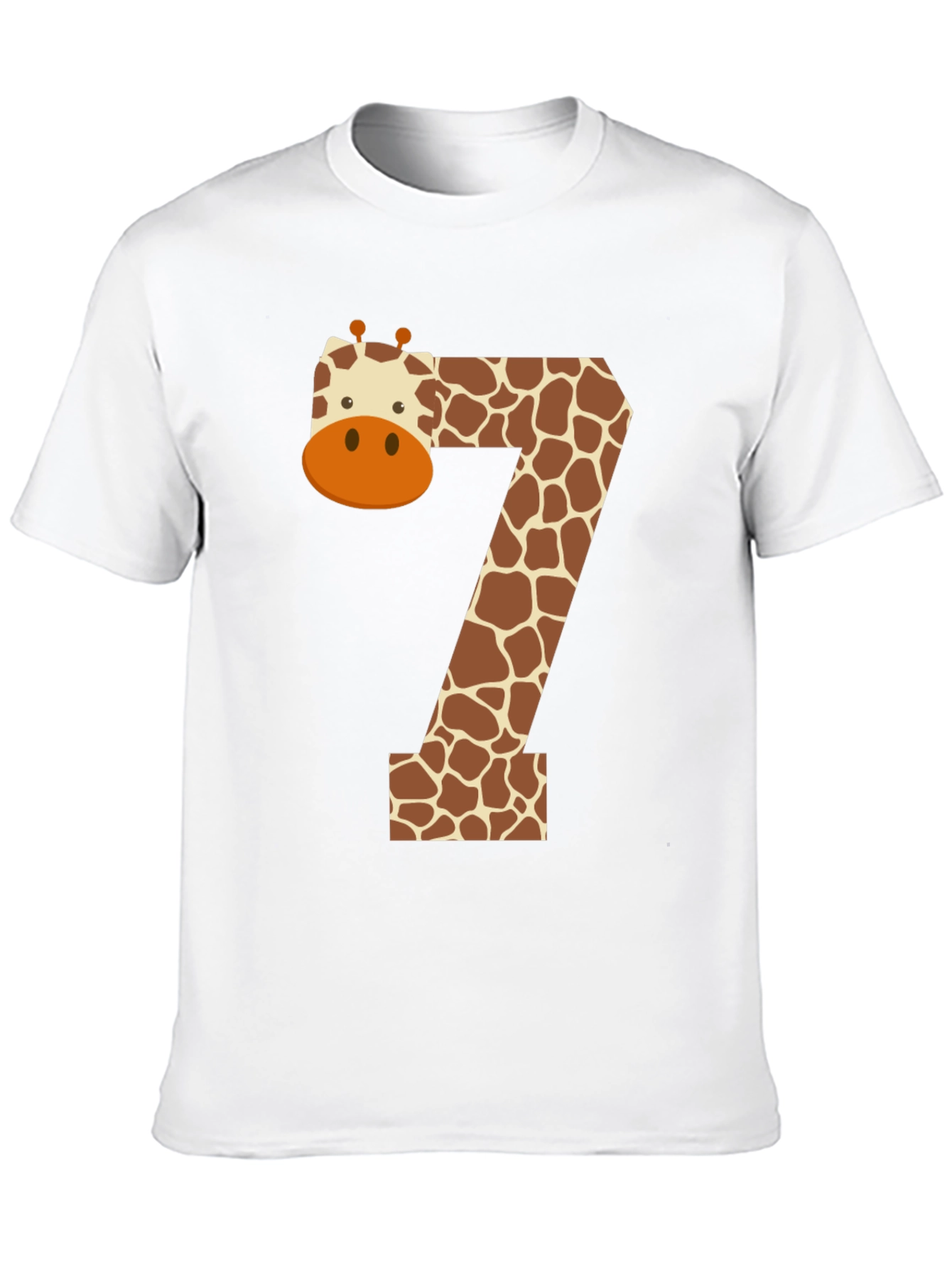Giraffe Number 7 T-Shirt