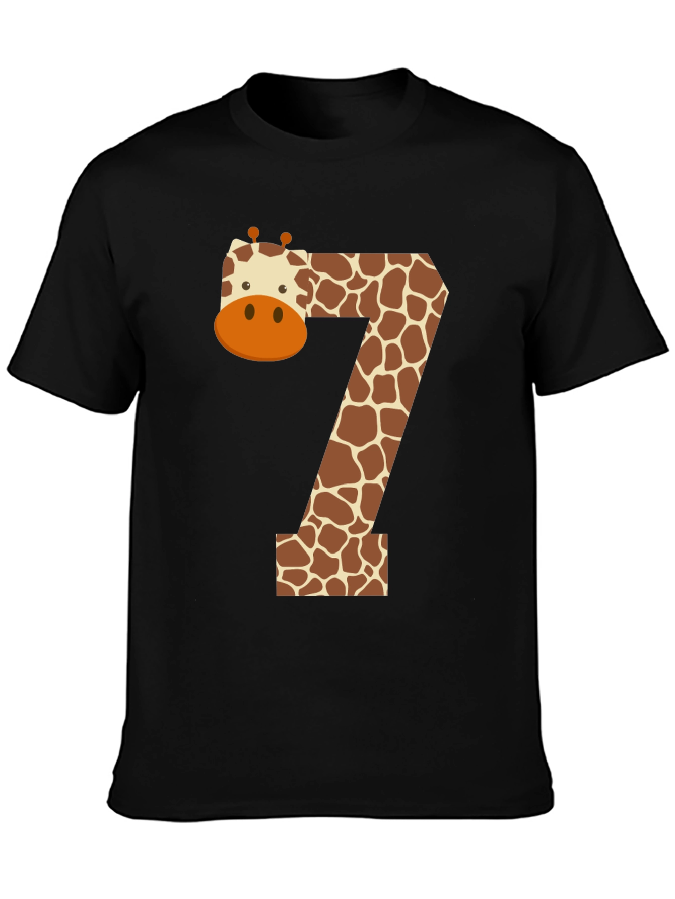 Giraffe Number 7 T-Shirt