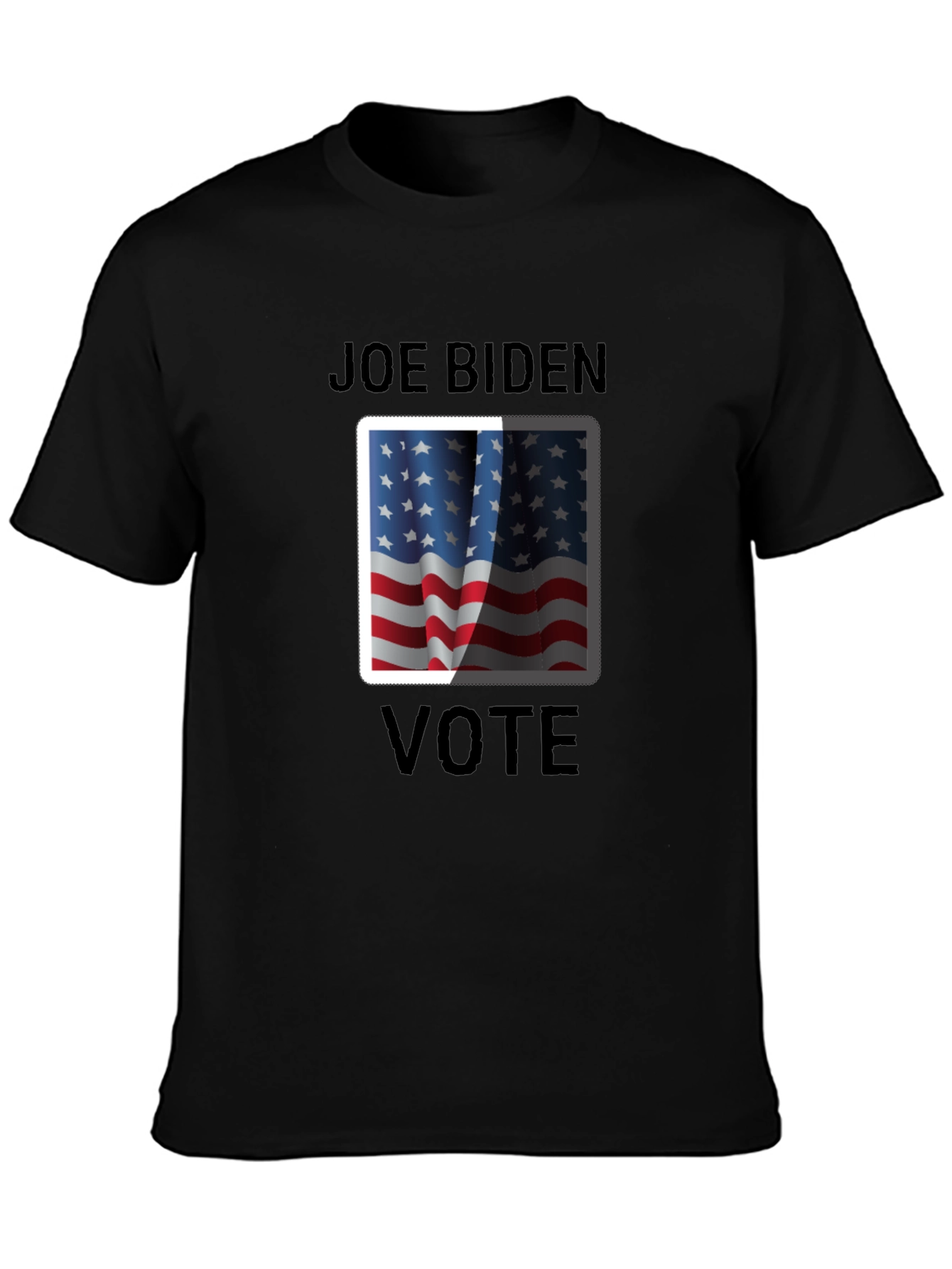 Joe Biden Vote American Flag Graphic T-Shirt