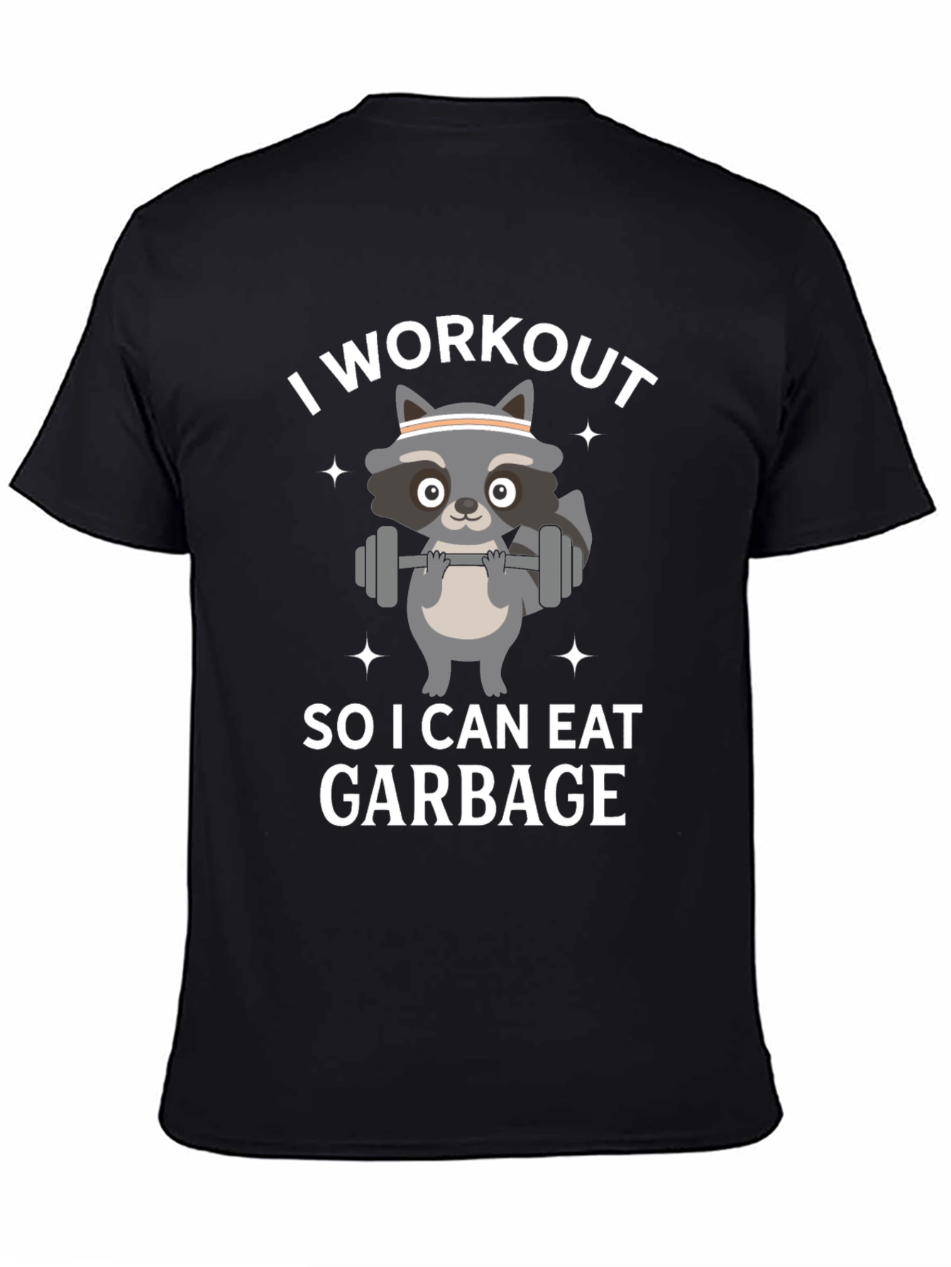 Funny Raccoon Workout T-Shirt