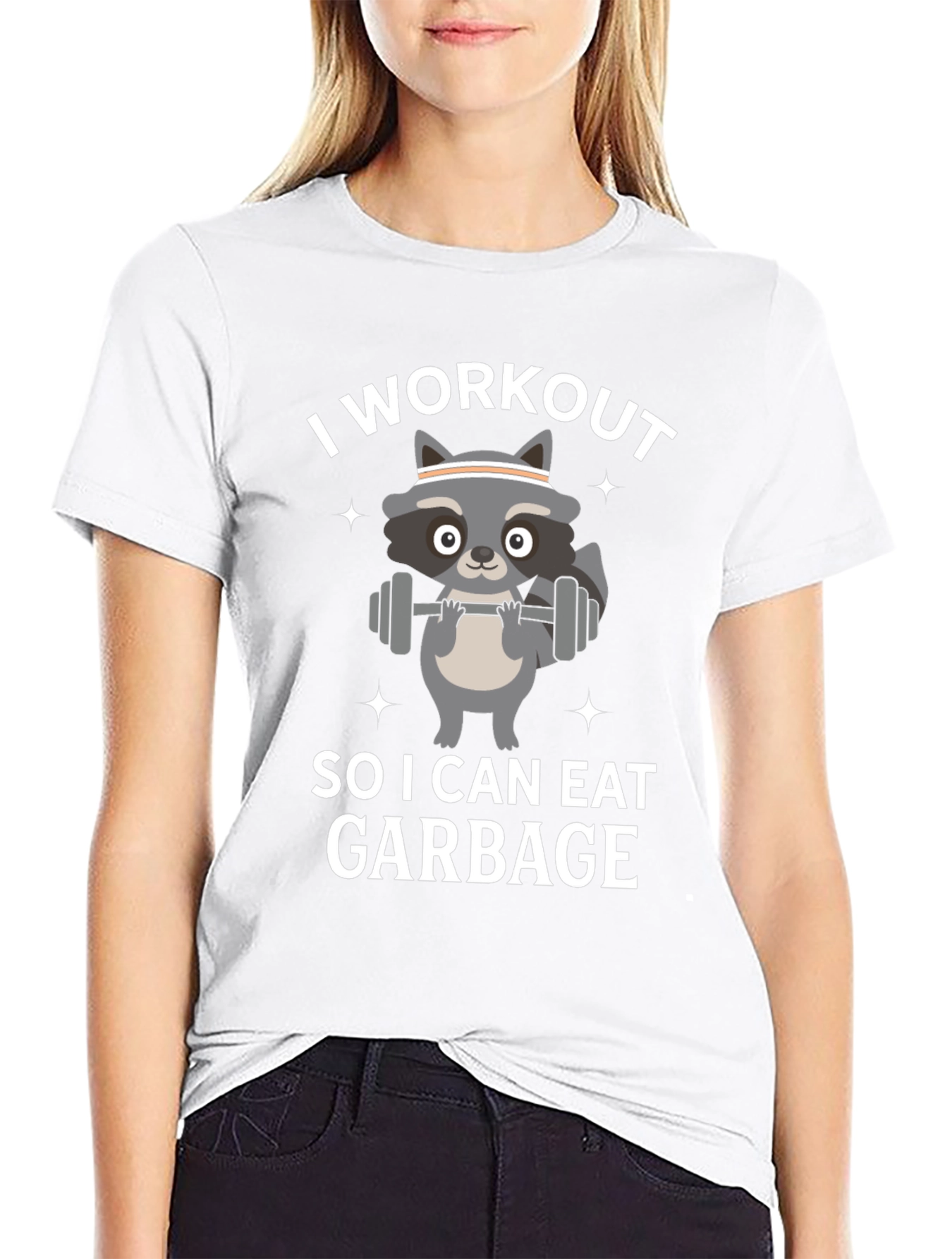 Funny Raccoon Workout T-Shirt