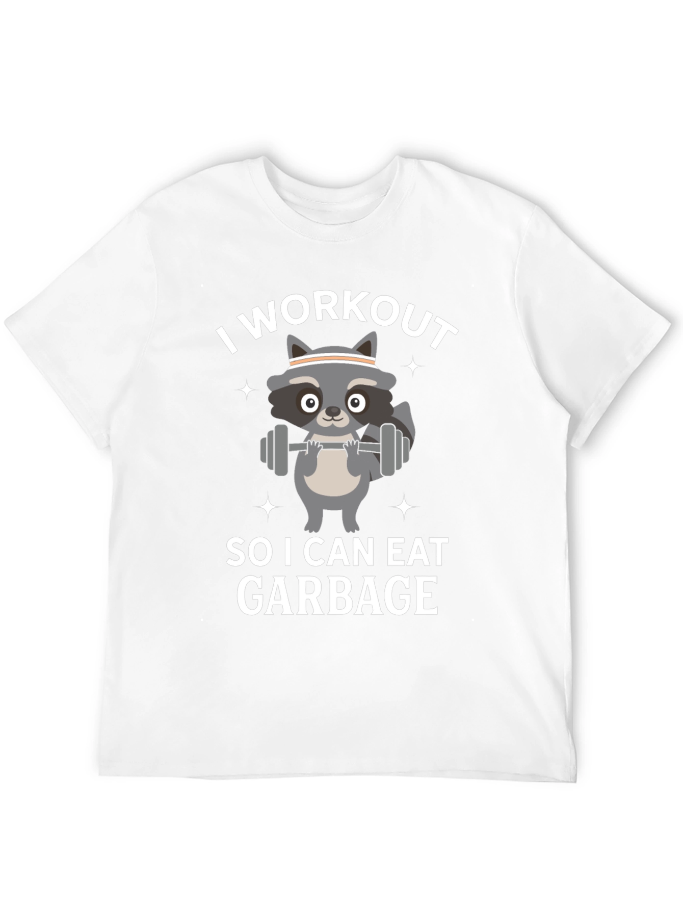 Funny Raccoon Workout T-Shirt