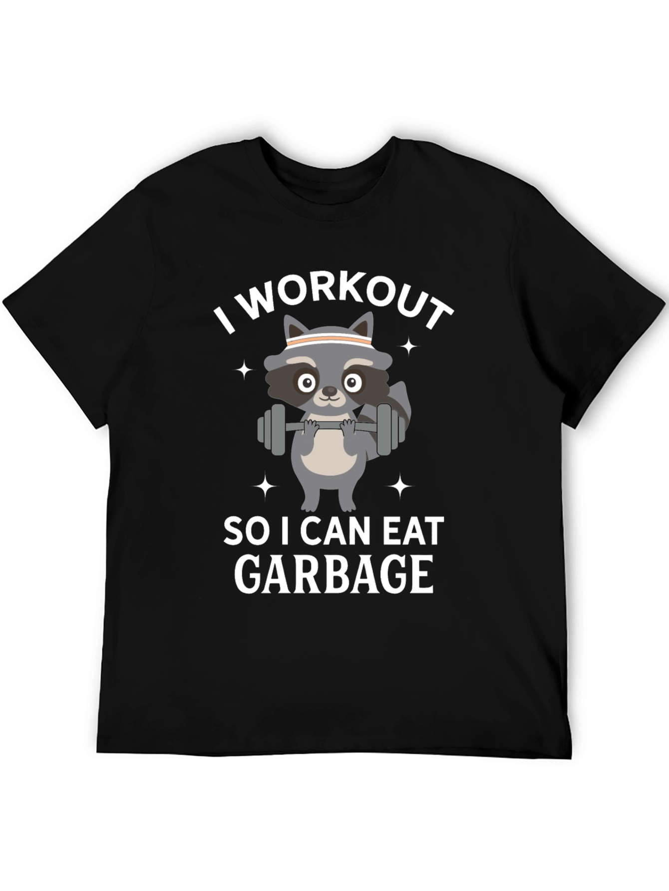 Funny Raccoon Workout T-Shirt