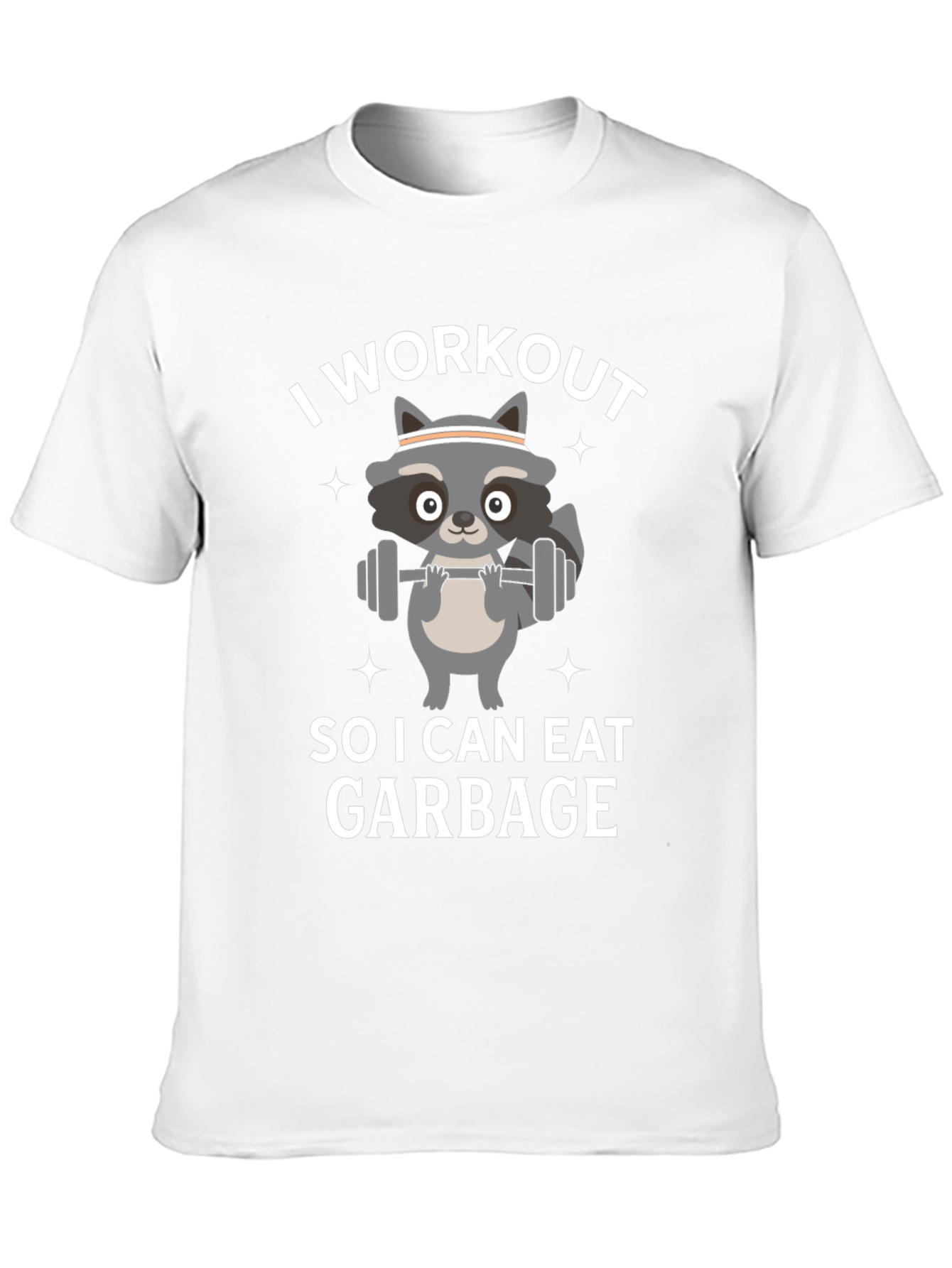 Funny Raccoon Workout T-Shirt