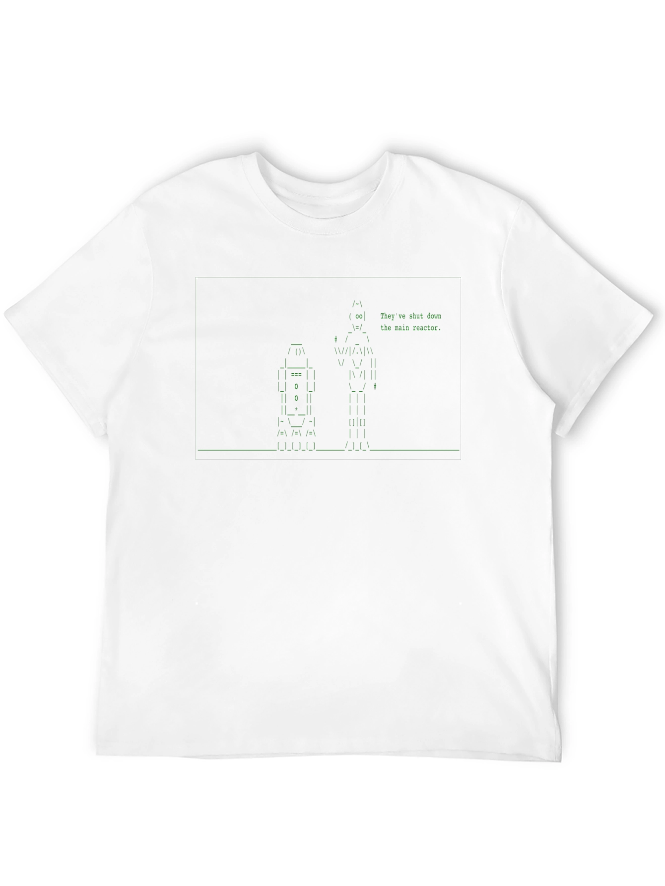Retro Robot ASCII Art Graphic Tee