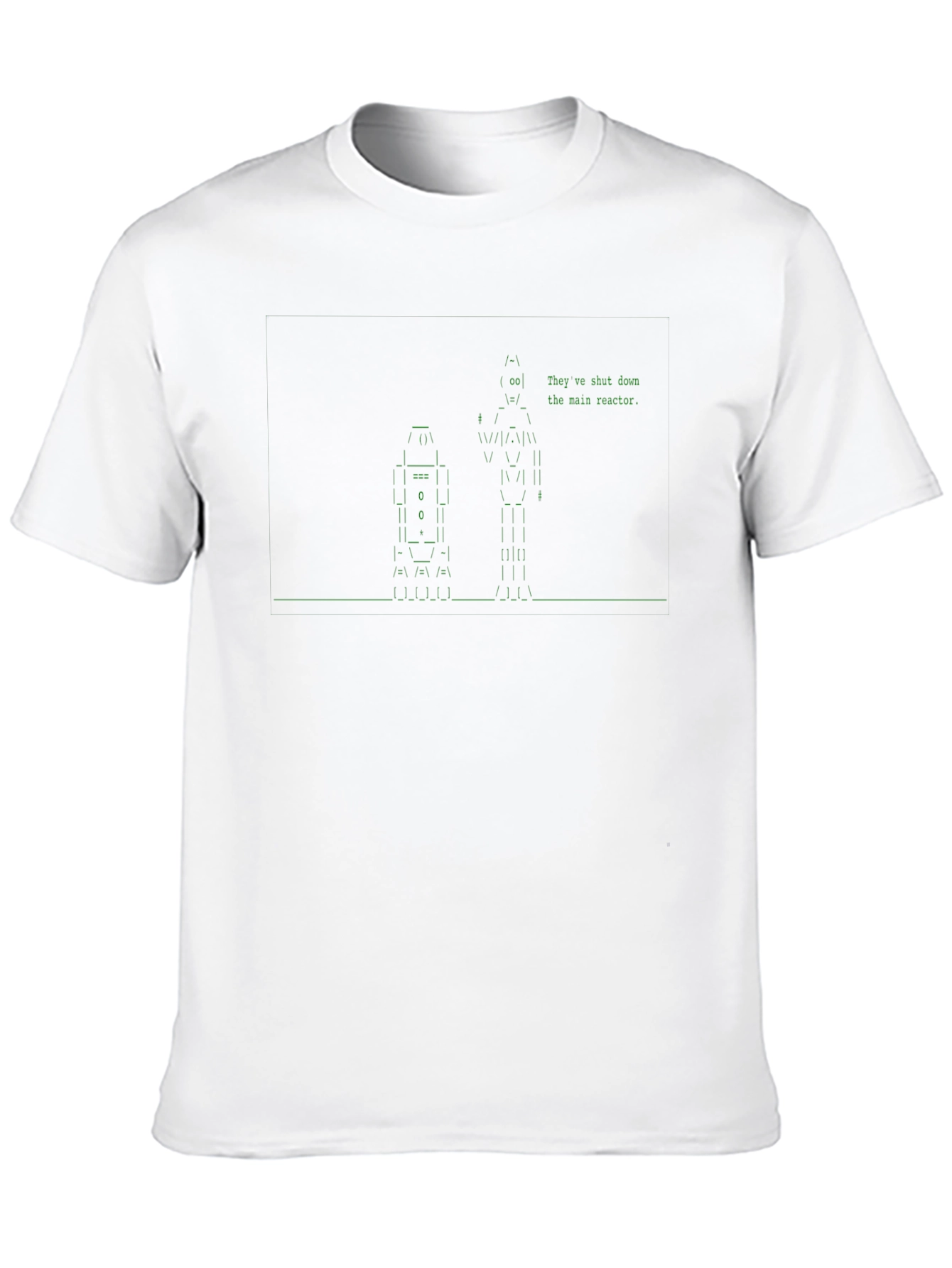 Retro Robot ASCII Art Graphic Tee