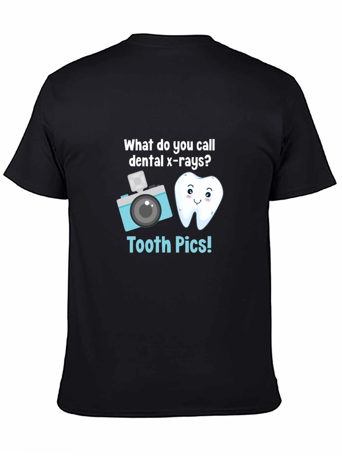 Tooth Pics Dental Pun T-Shirt - Black