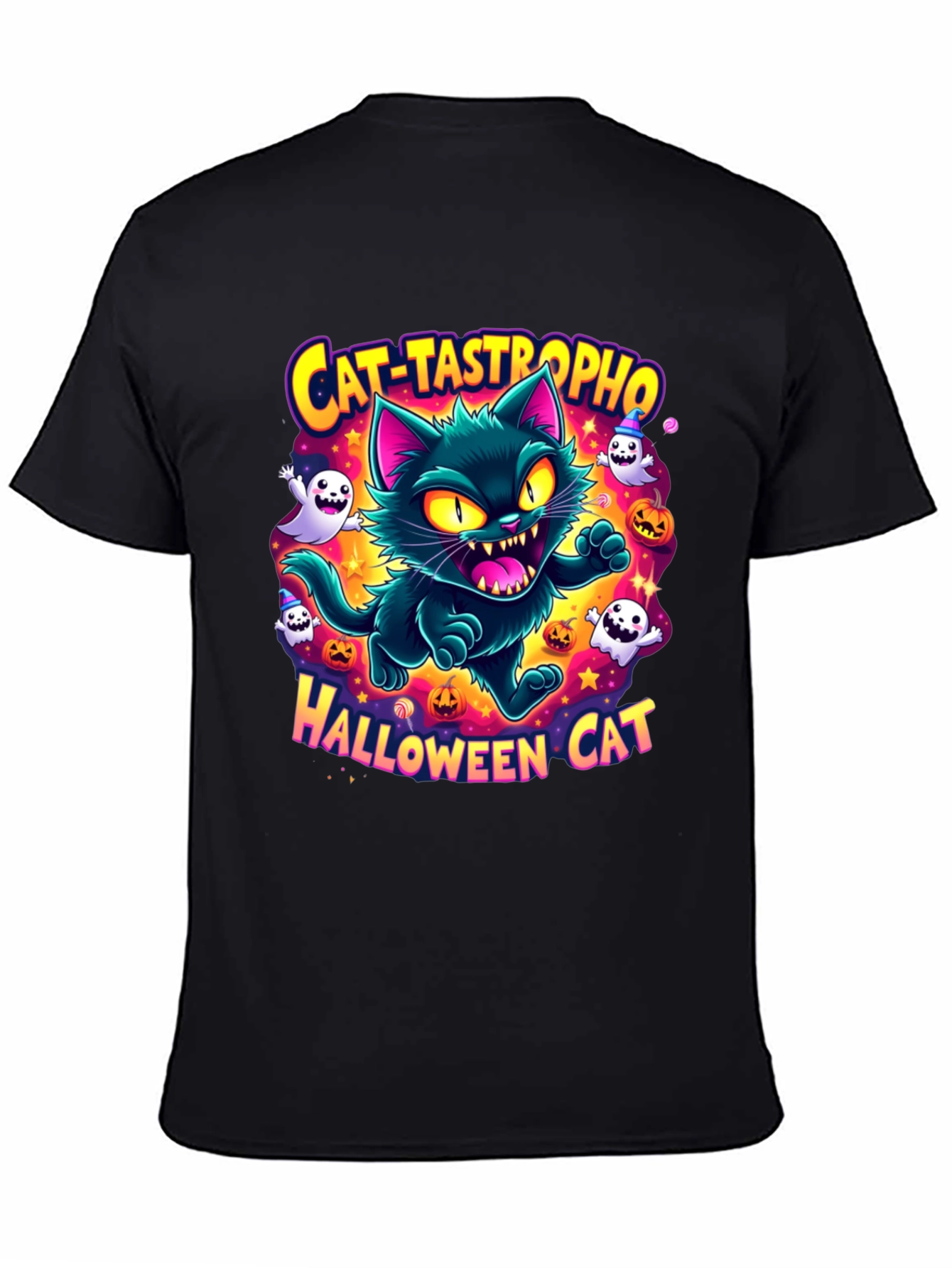 Cat-tastrophe Halloween Cat T-Shirt