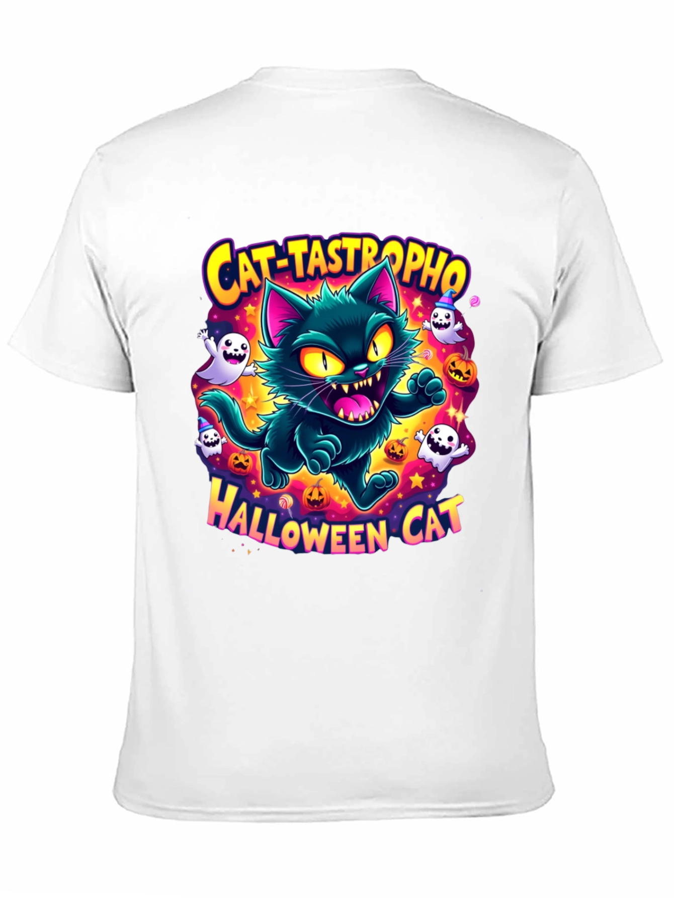 Cat-tastrophe Halloween Cat T-Shirt