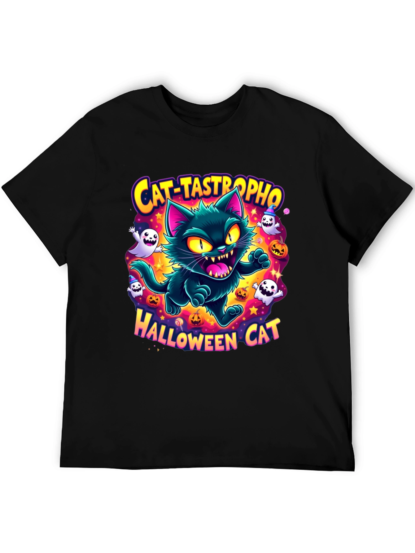 Cat-tastrophe Halloween Cat T-Shirt