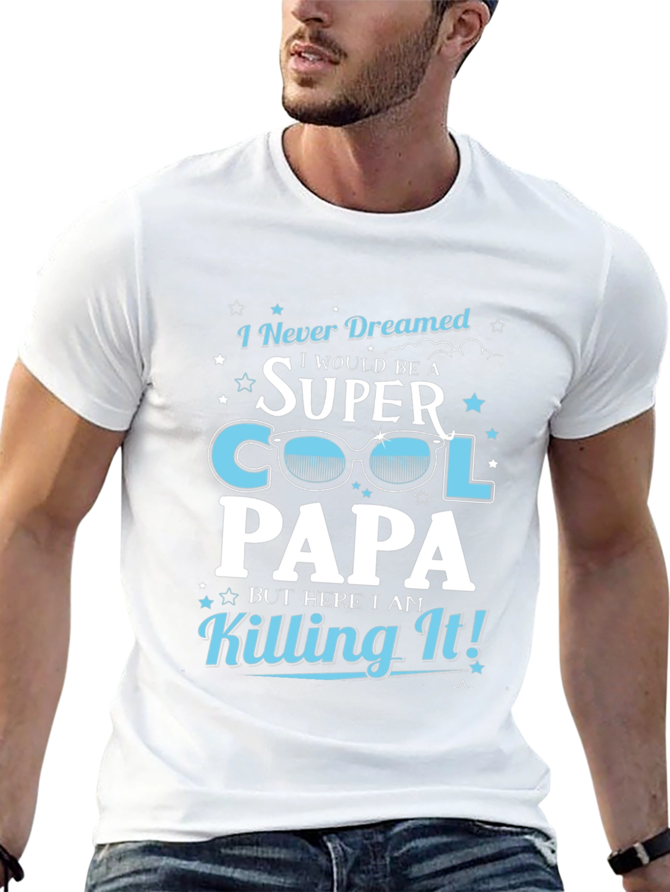Super Cool Papa T-Shirt - Perfect Fathers Day Gift