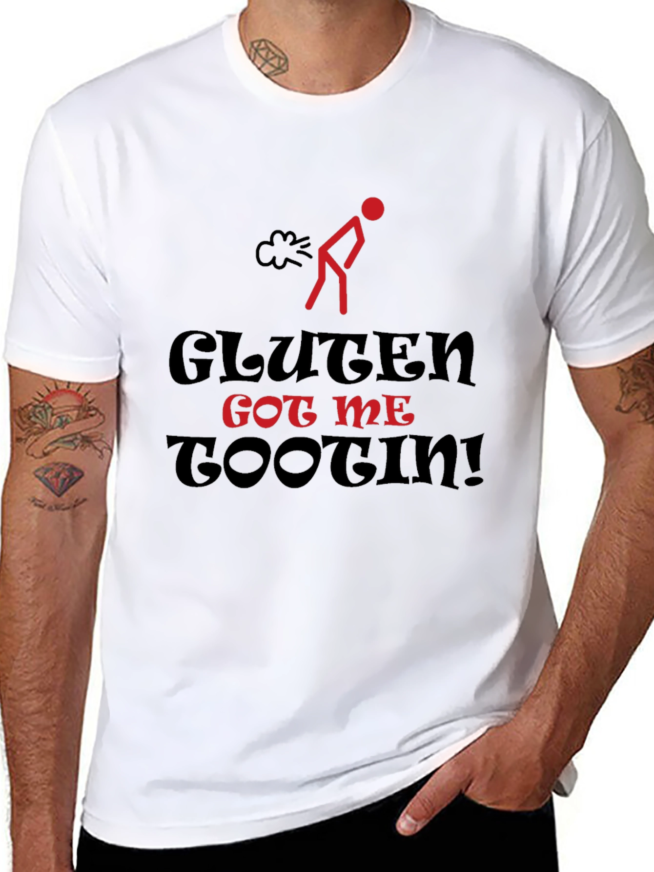 Gluten Got Me Tootin Graphic Tee