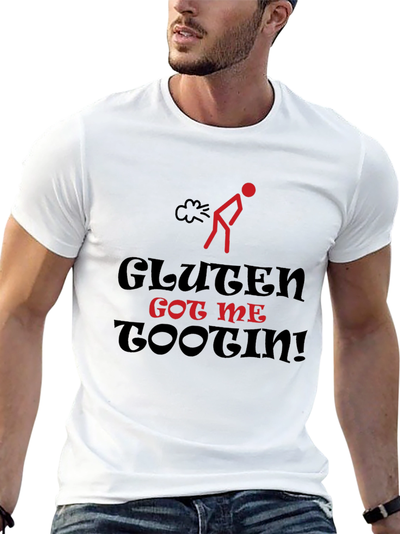 Gluten Got Me Tootin Graphic Tee