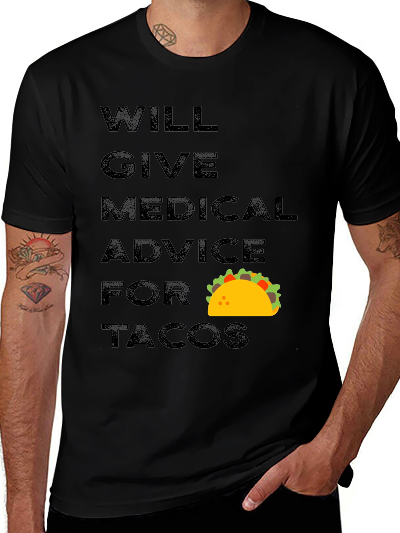 Medical Advice for Tacos Graphic Tee