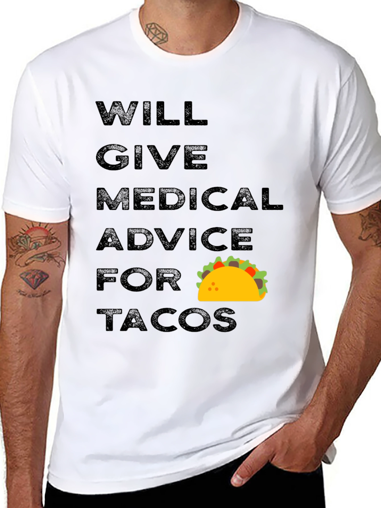 Medical Advice for Tacos Graphic Tee