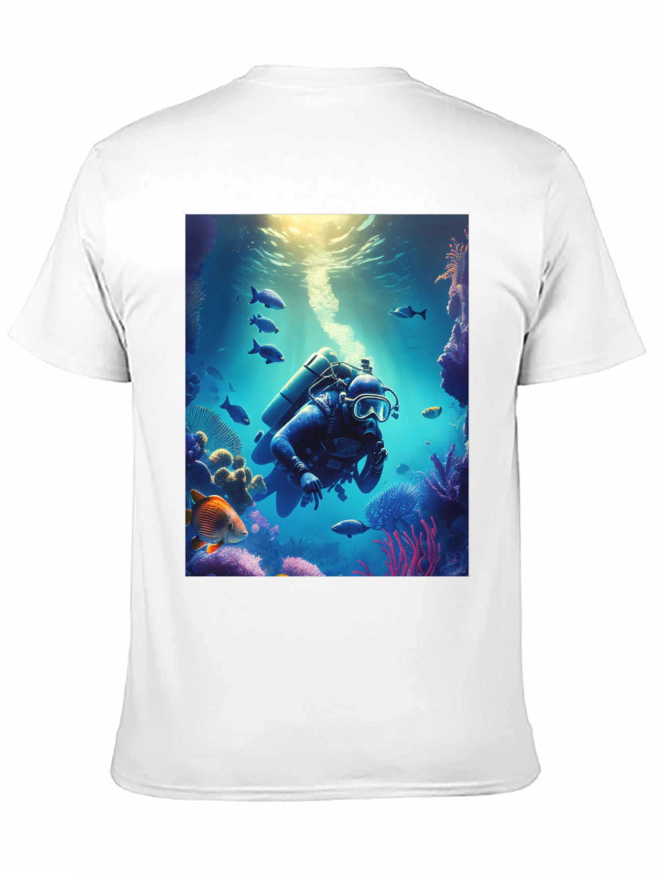 Scuba Diver Underwater Adventure Black T-Shirt