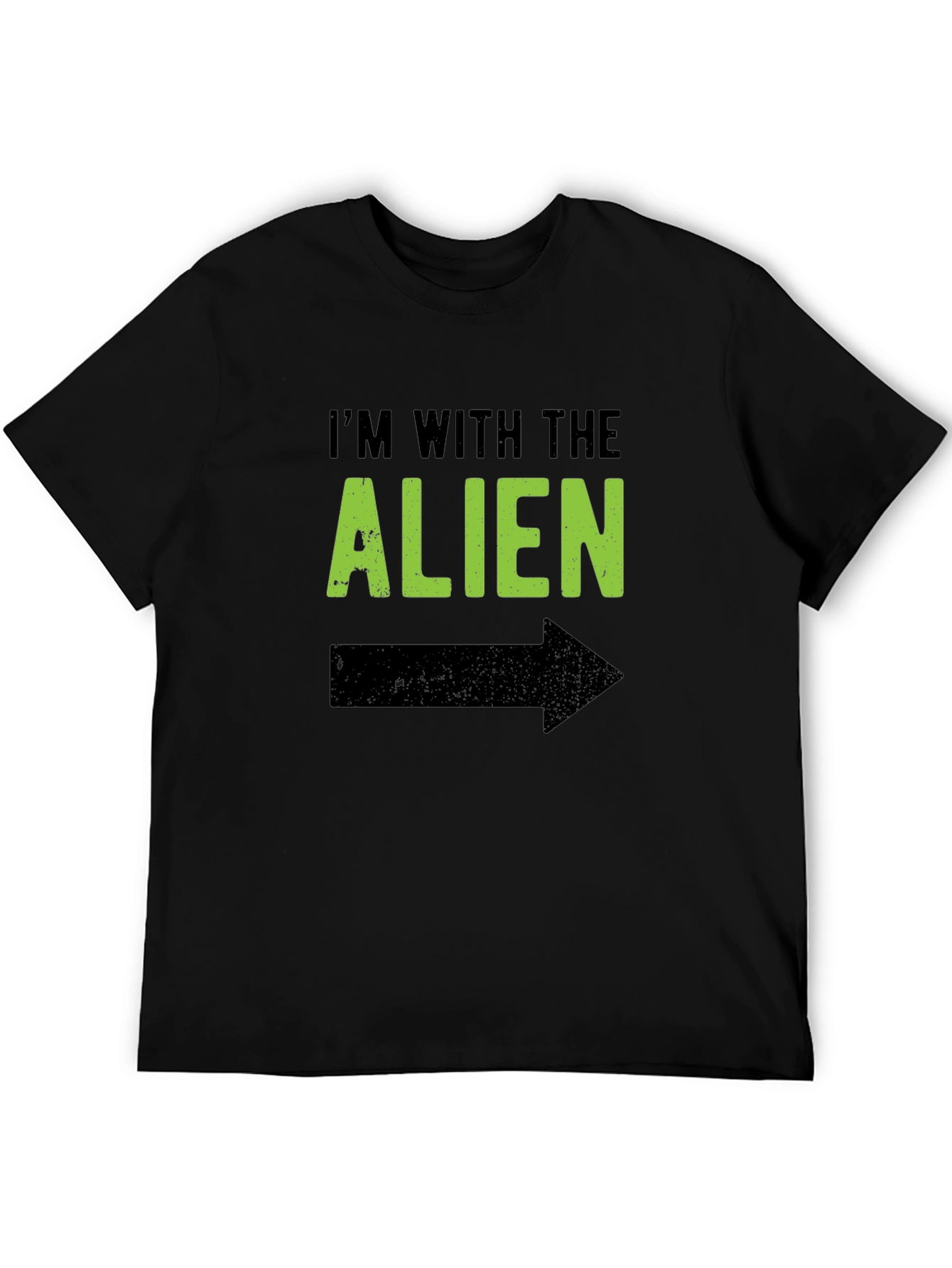 Im With The Alien T-Shirt - Funny Graphic Tee