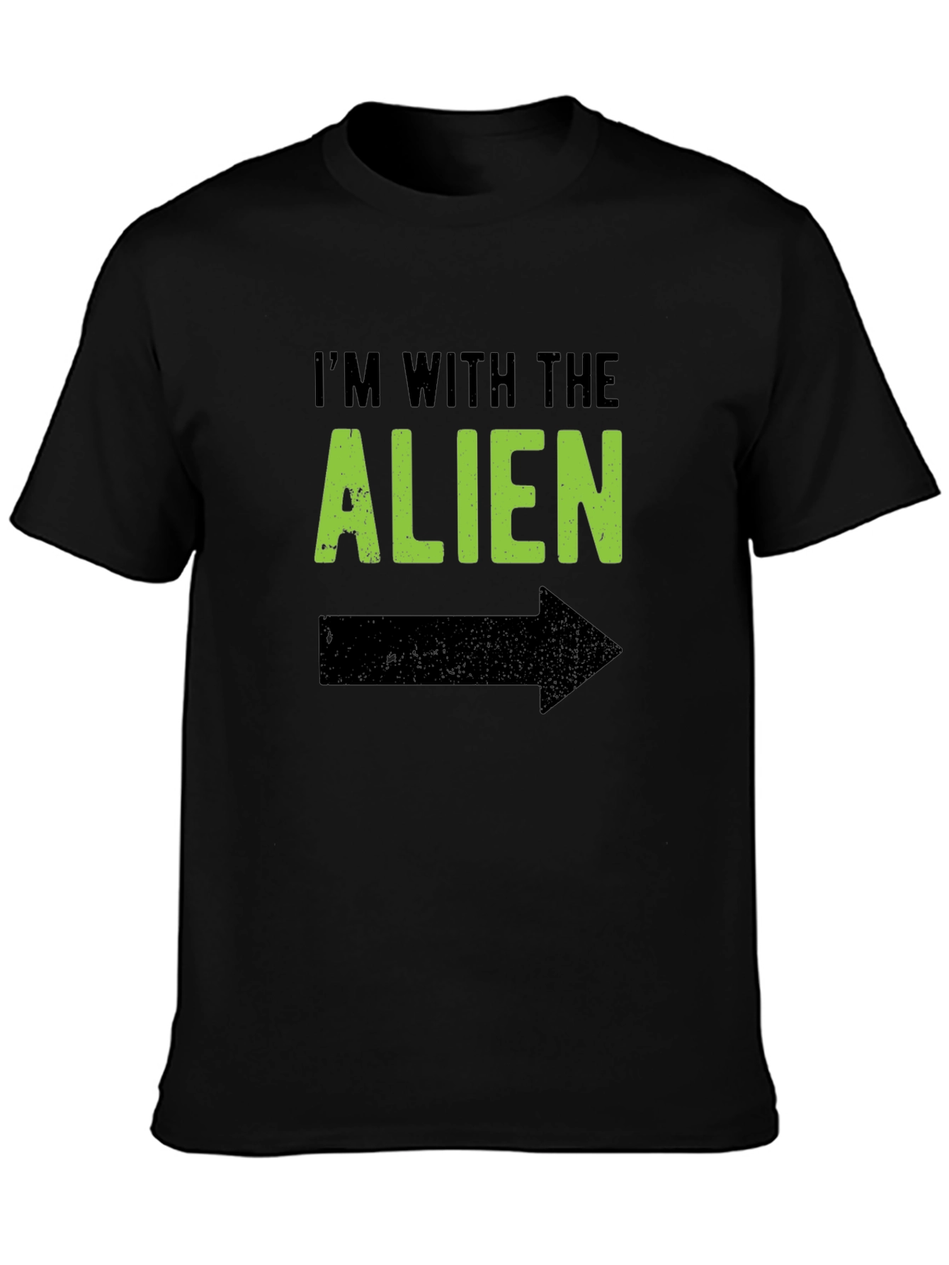 Im With The Alien T-Shirt - Funny Graphic Tee